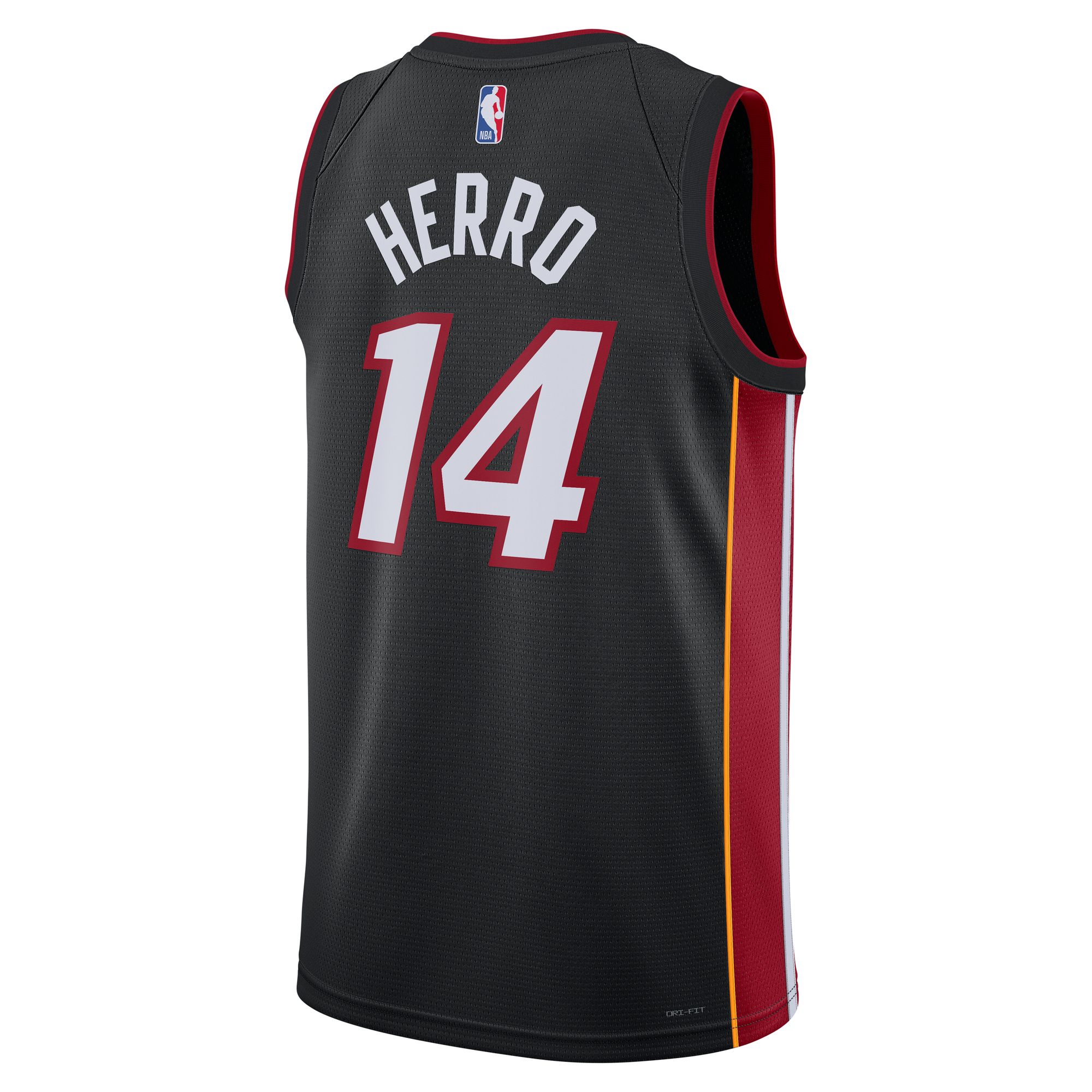 Tyler Herro Miami Heat Nike Unisex Swingman Jersey - Association Edition - Black - vstockx