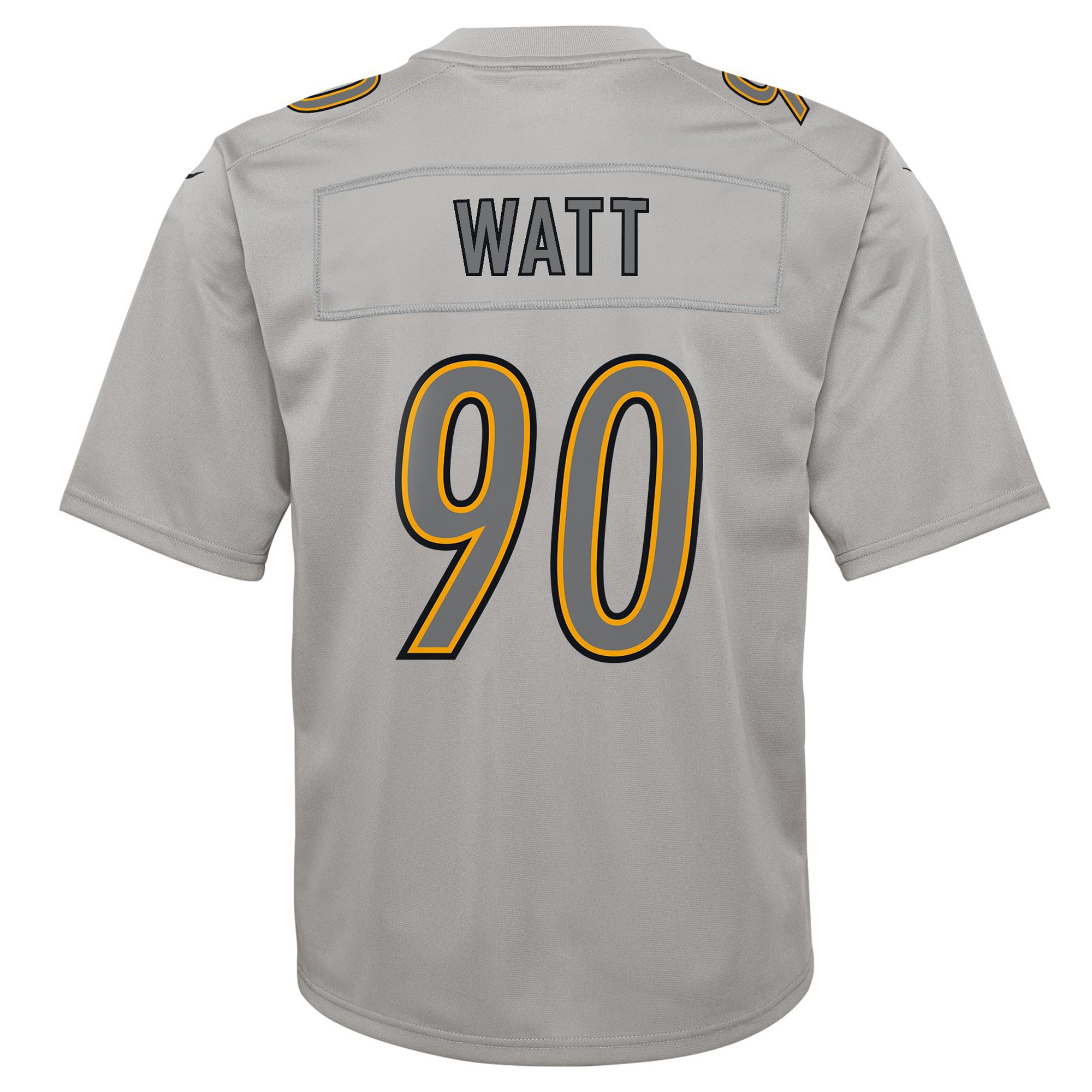 T.J. Watt Pittsburgh Steelers Nike Youth Atmosphere Game Jersey - Gray - vstockx