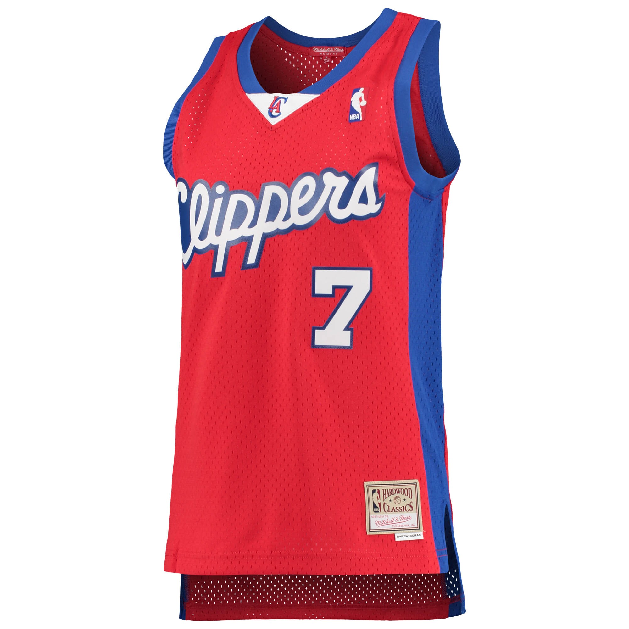 Lamar Odom LA Clippers Mitchell & Ness Women's 2000-01 Hardwood Classics Swingman Jersey - Red - vstockx