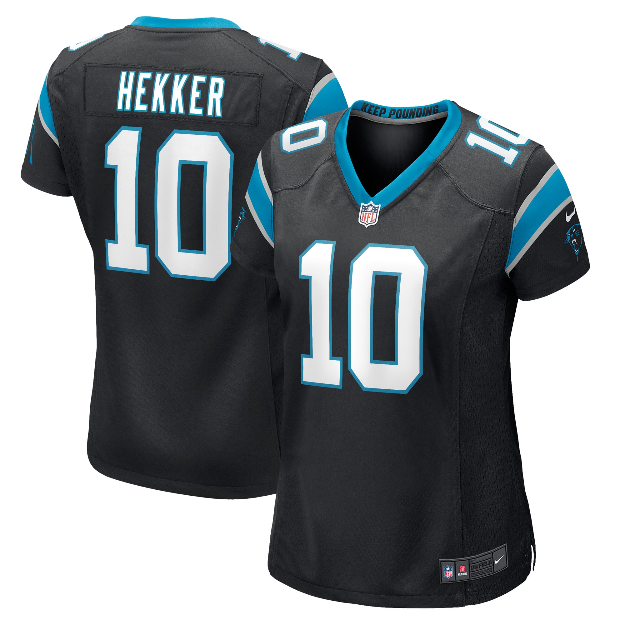 Johnny Hekker Carolina Panthers Nike Women's Game Player Jersey - Black - vstockx