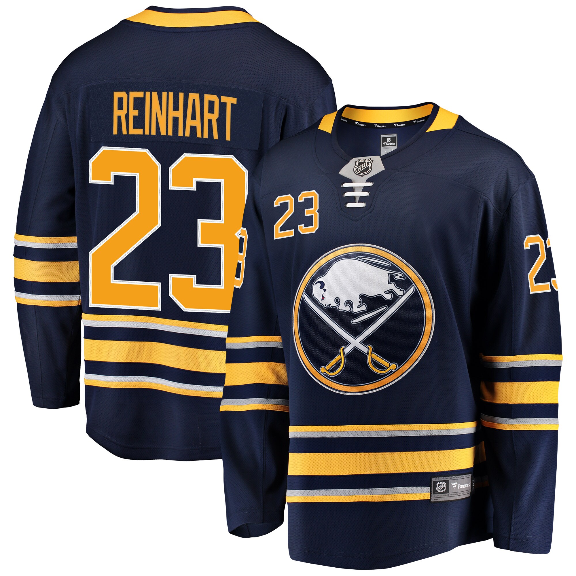 Sam Reinhart Buffalo Sabres Fanatics Branded Breakaway Player Jersey - Navy - vstockx