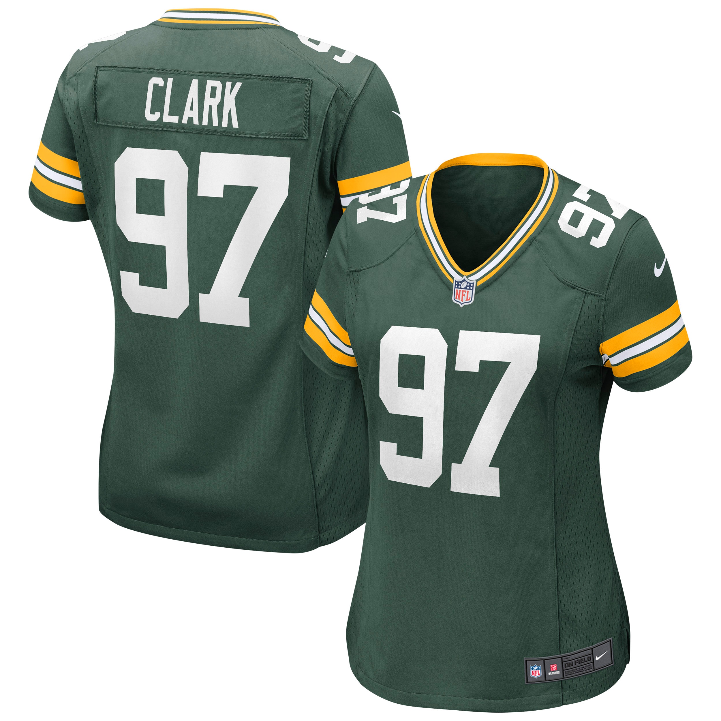 Kenny Clark Green Bay Packers Nike Women's Game Jersey - Green - vstockx