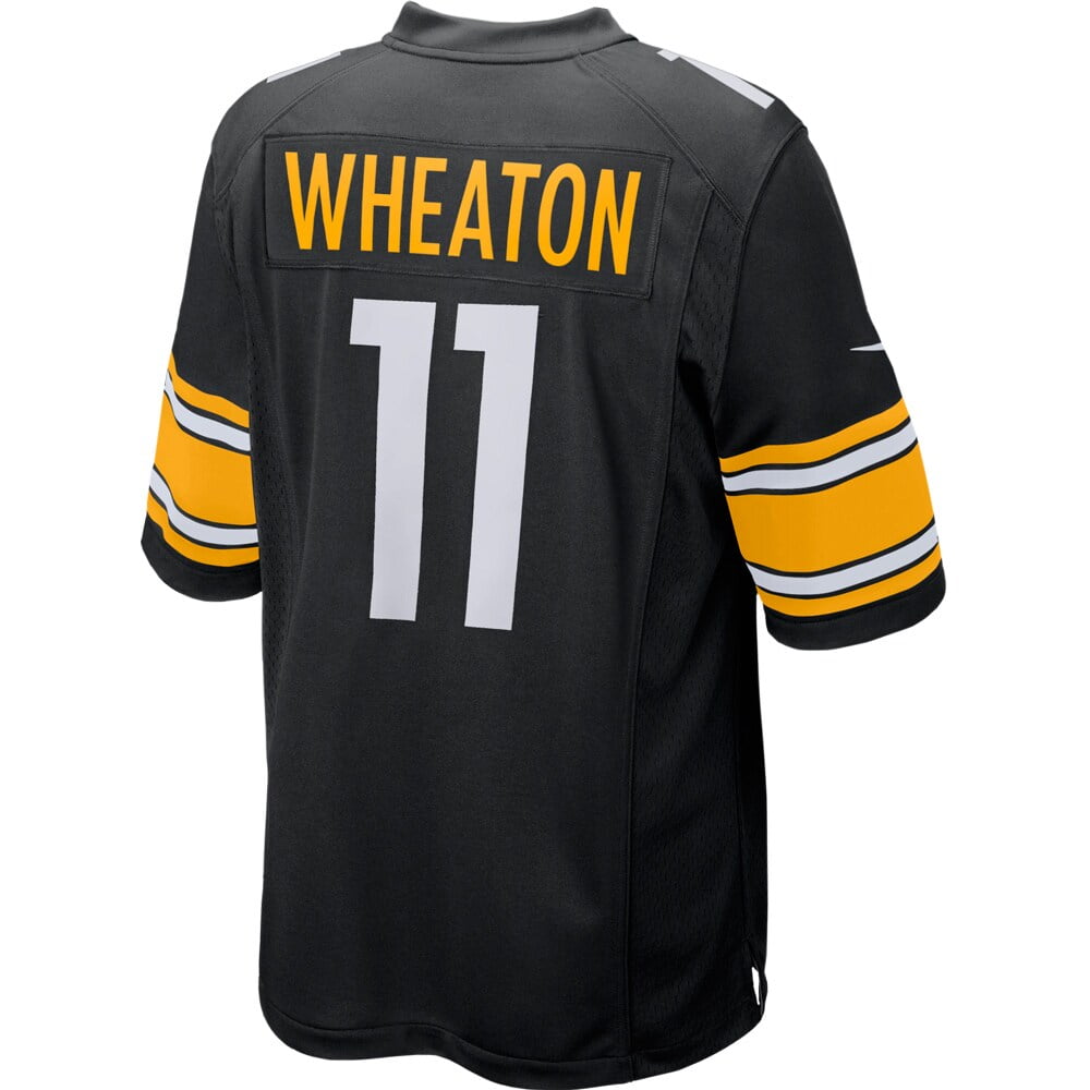 Youth Nike Markus Wheaton Black Pittsburgh Steelers Team Color Game Jersey - vstockx