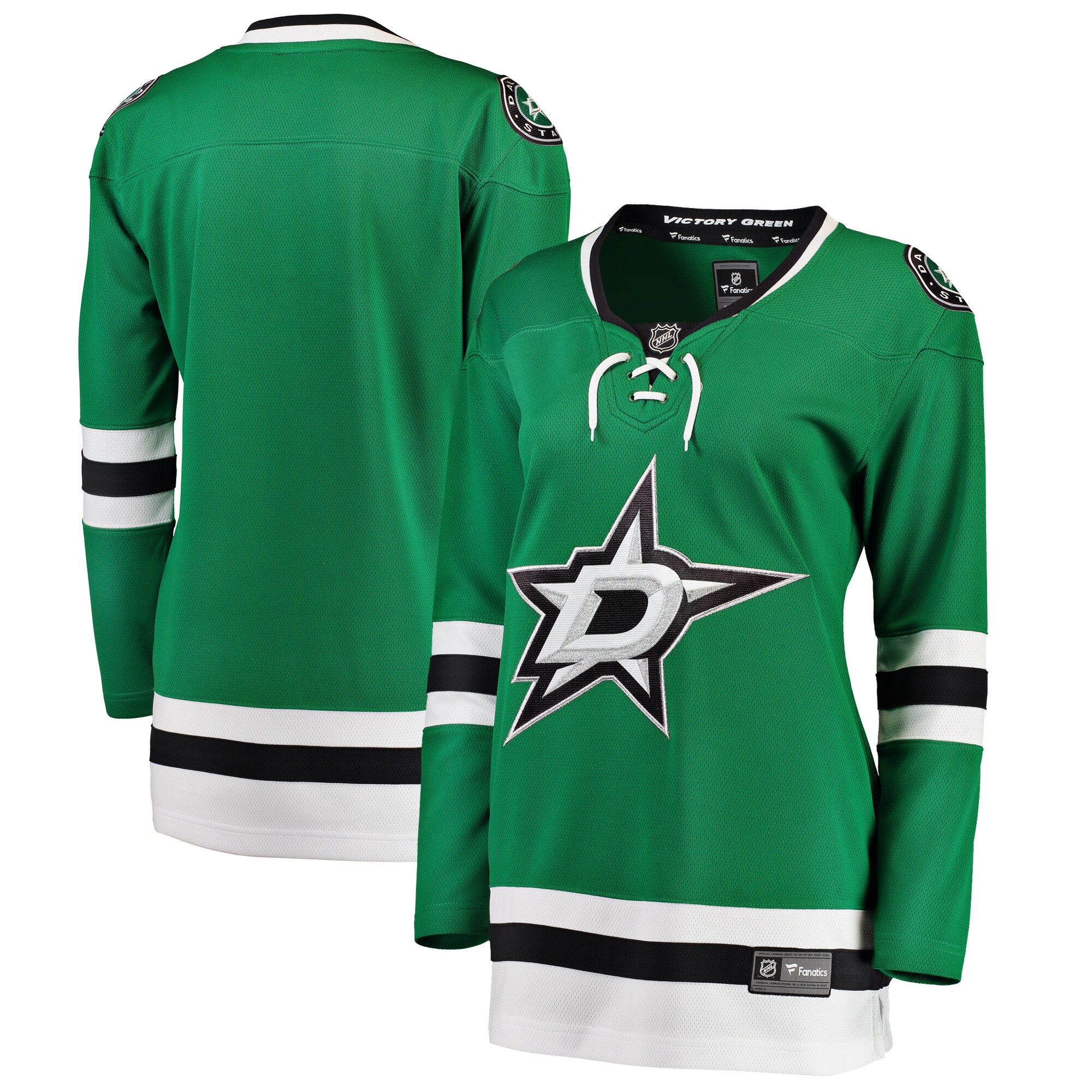 Dallas Stars Fanatics Branded Women's Breakaway Home Jersey - Green - vstockx