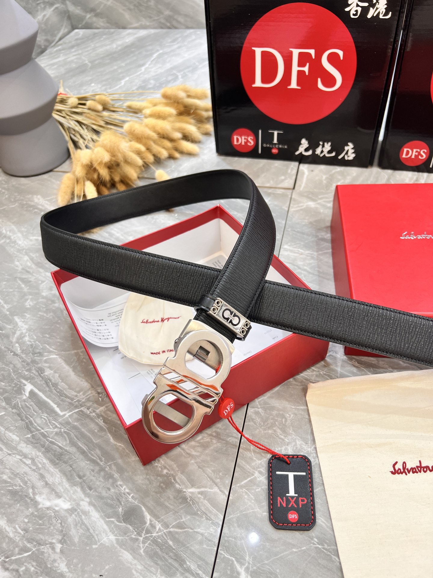 Streetwear Belt Ferragamo 319870 size:3.5cm - vstockx