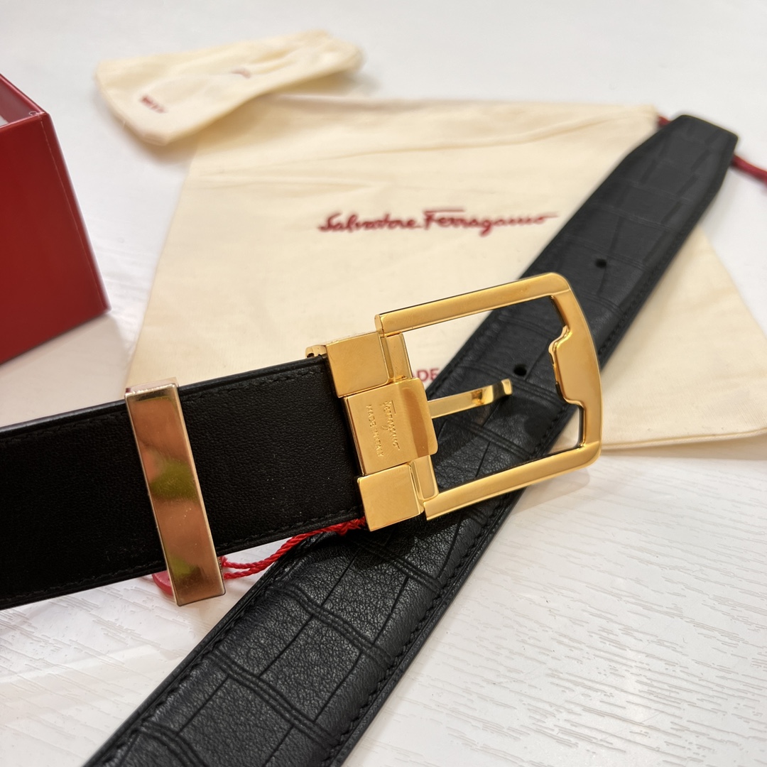 Streetwear Belt Ferragamo 319707 size:3.5cm - vstockx