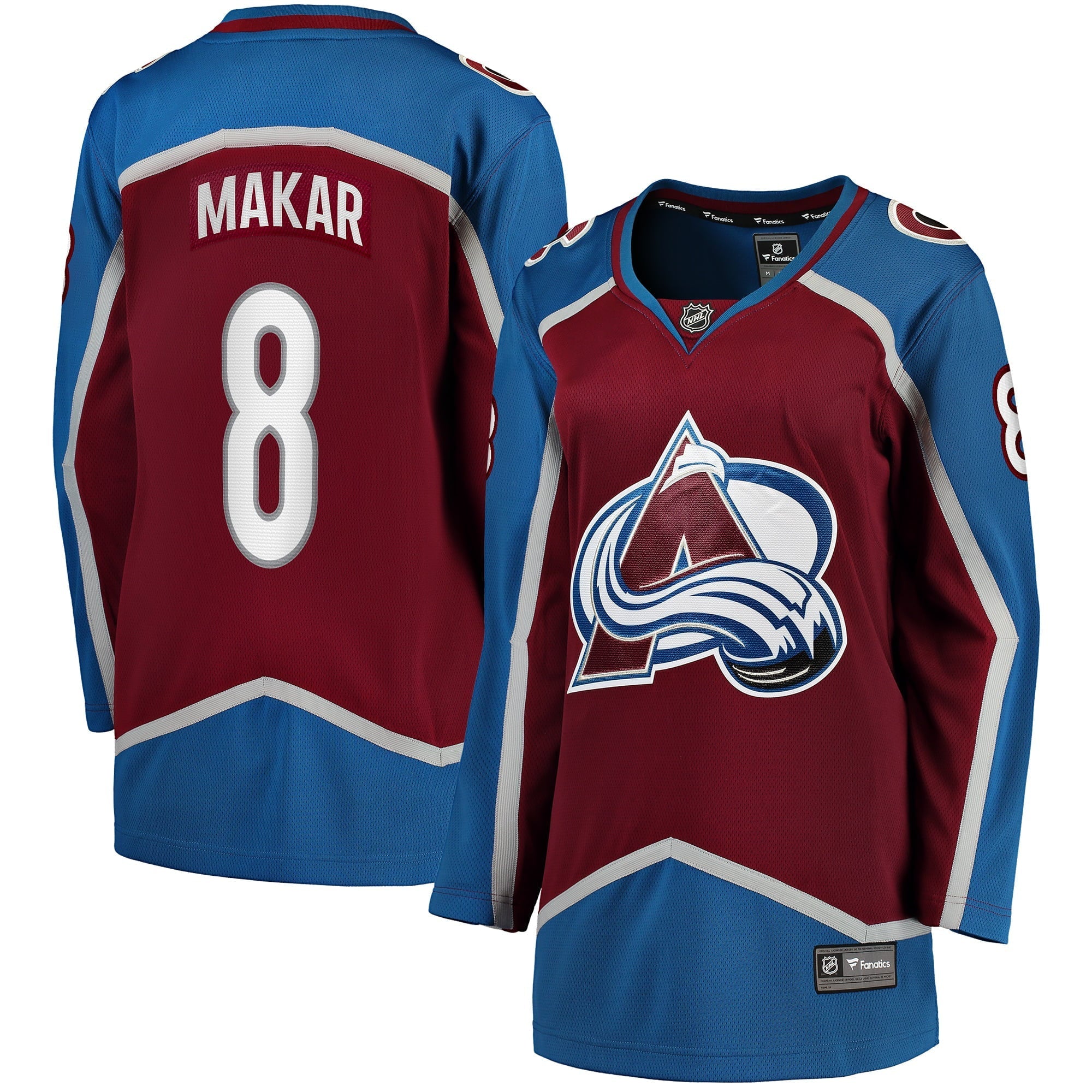 Cale Makar Colorado Avalanche Fanatics Branded Women's Home Breakaway Player Jersey - Maroon - vstockx