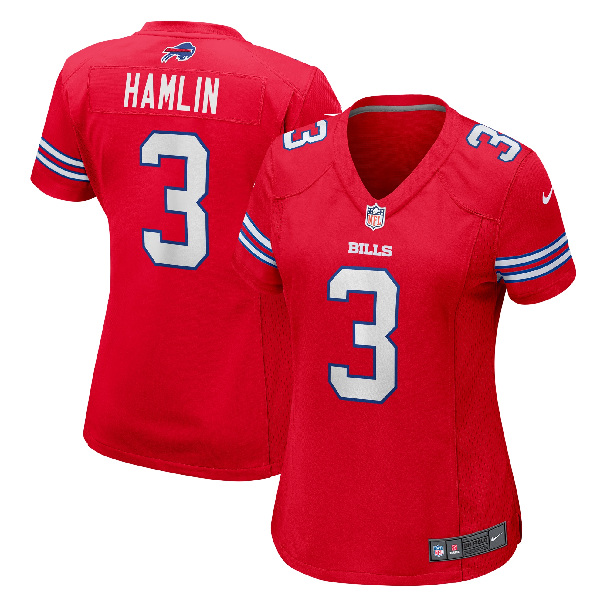 Damar Hamlin Buffalo Bills Nike Women's Player Jersey - Red - vstockx