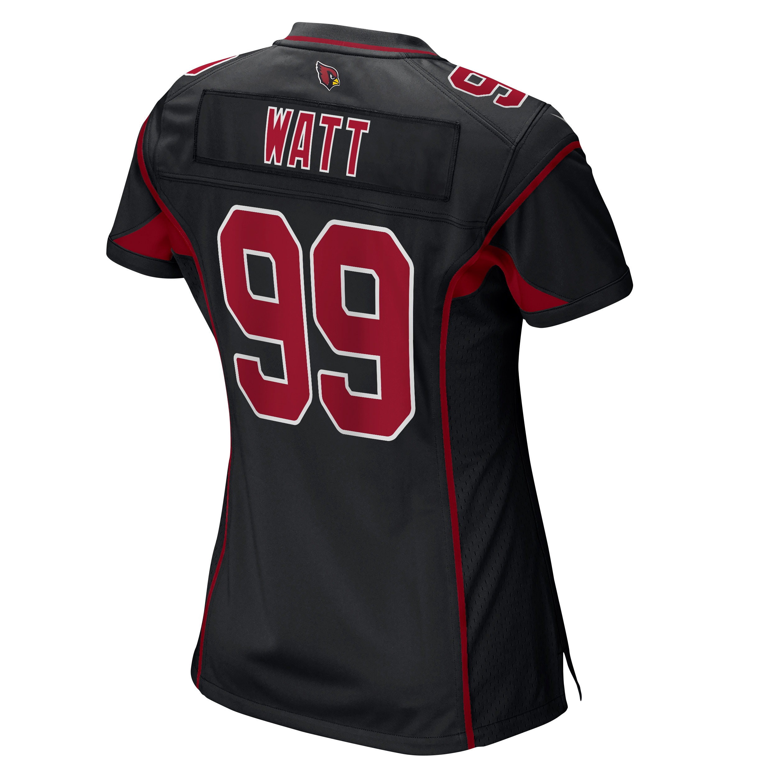 J.J. Watt Arizona Cardinals Nike Women's 2nd Alternate Game Jersey - Black - vstockx