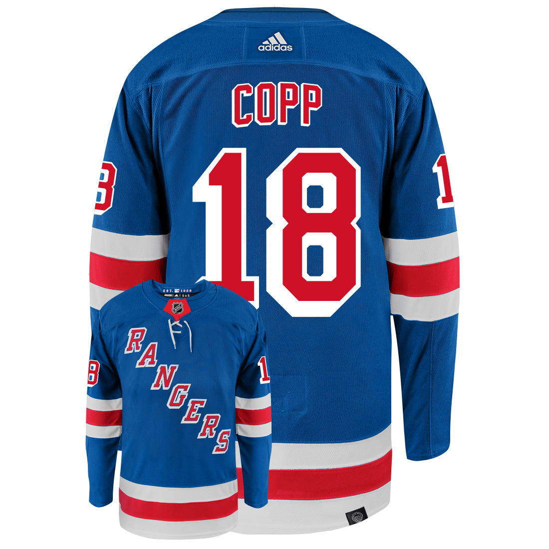 Andrew Copp New York Rangers Adidas Primegreen Authentic NHL Hockey Jersey - vstockx