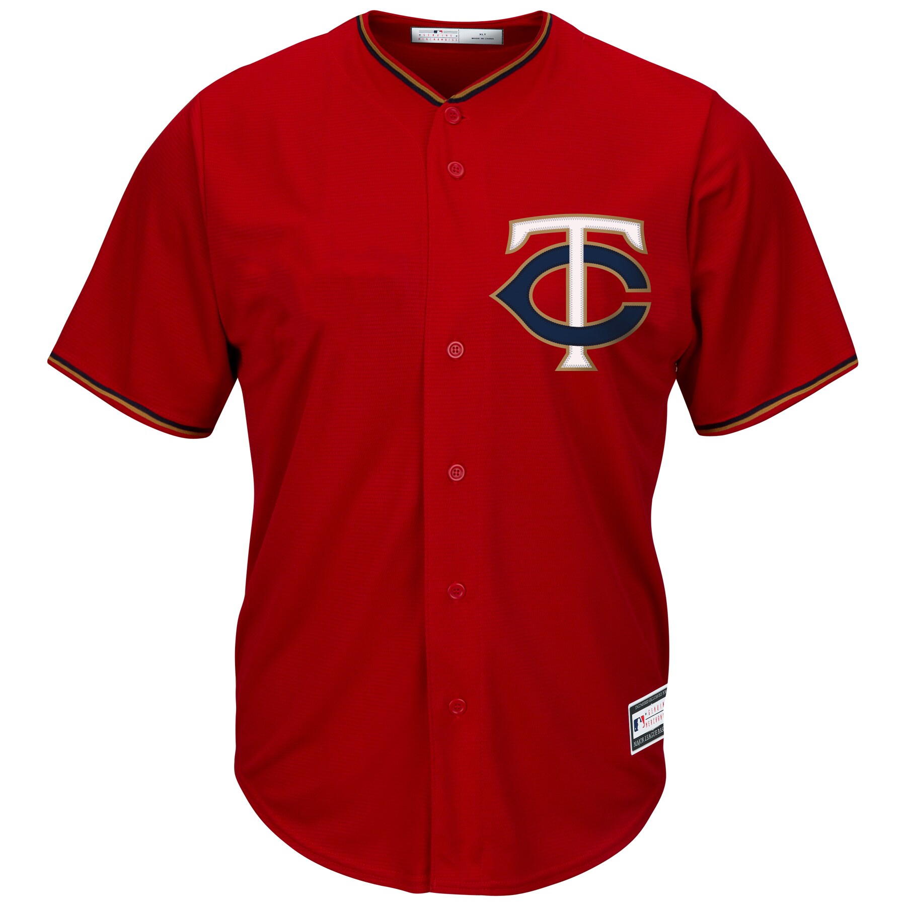 Minnesota Twins Big & Tall Replica Team Jersey - Red - vstockx