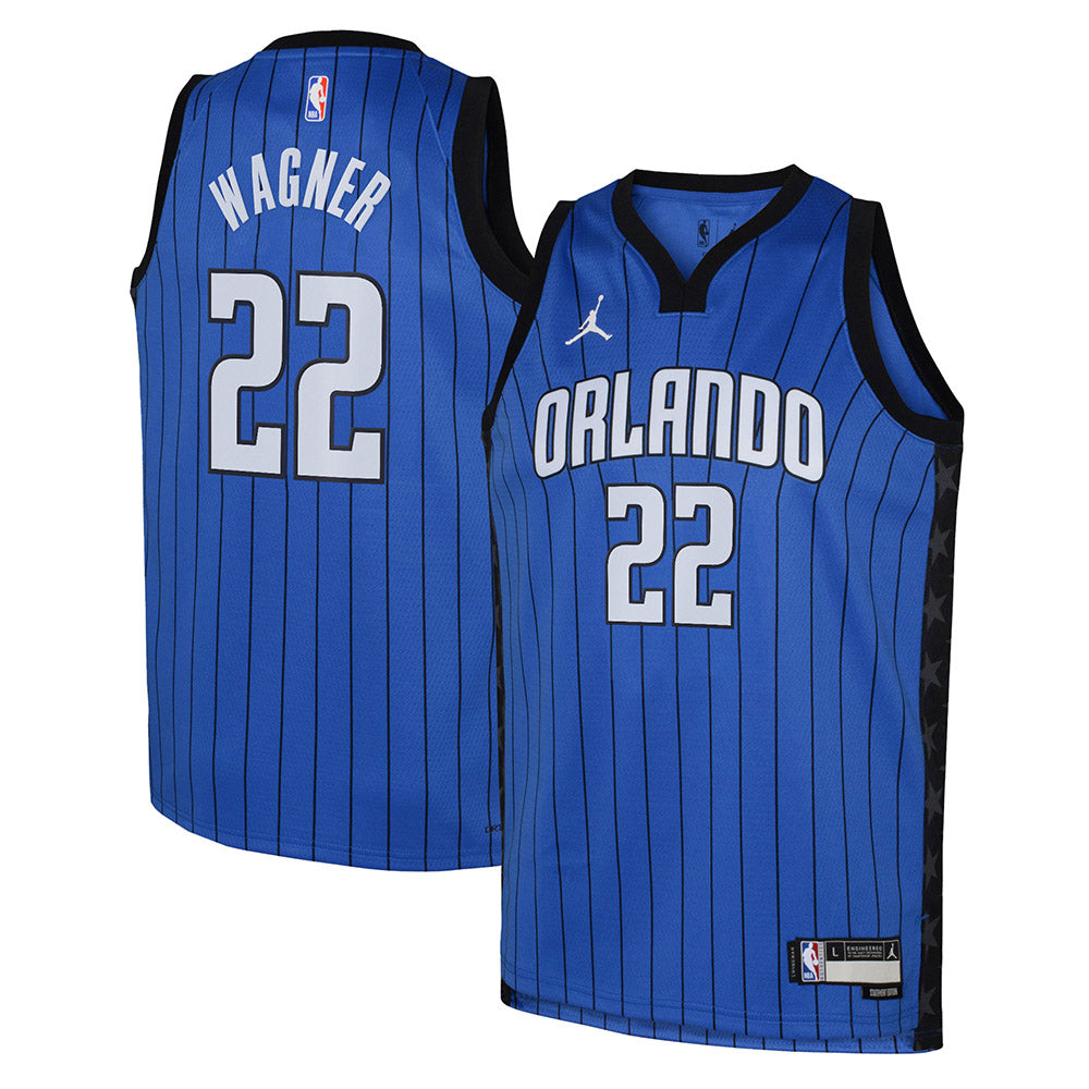 Youth Orlando Magic Franz Wagner Statement Edition Jersey - Blue - vstockx