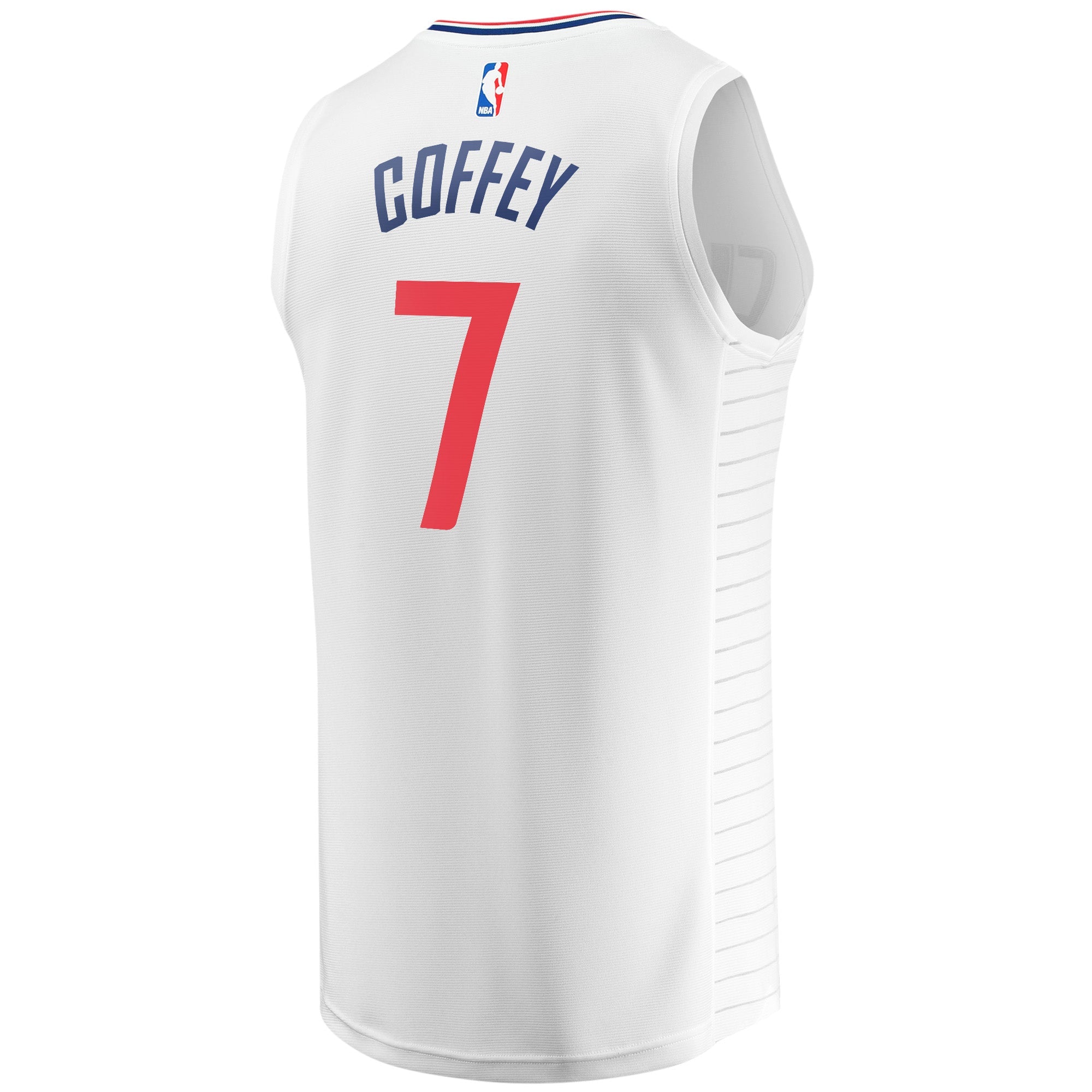 Men's Fanatics Branded Amir Coffey White LA Clippers Fast Break Player Jersey - Association Edition - vstockx