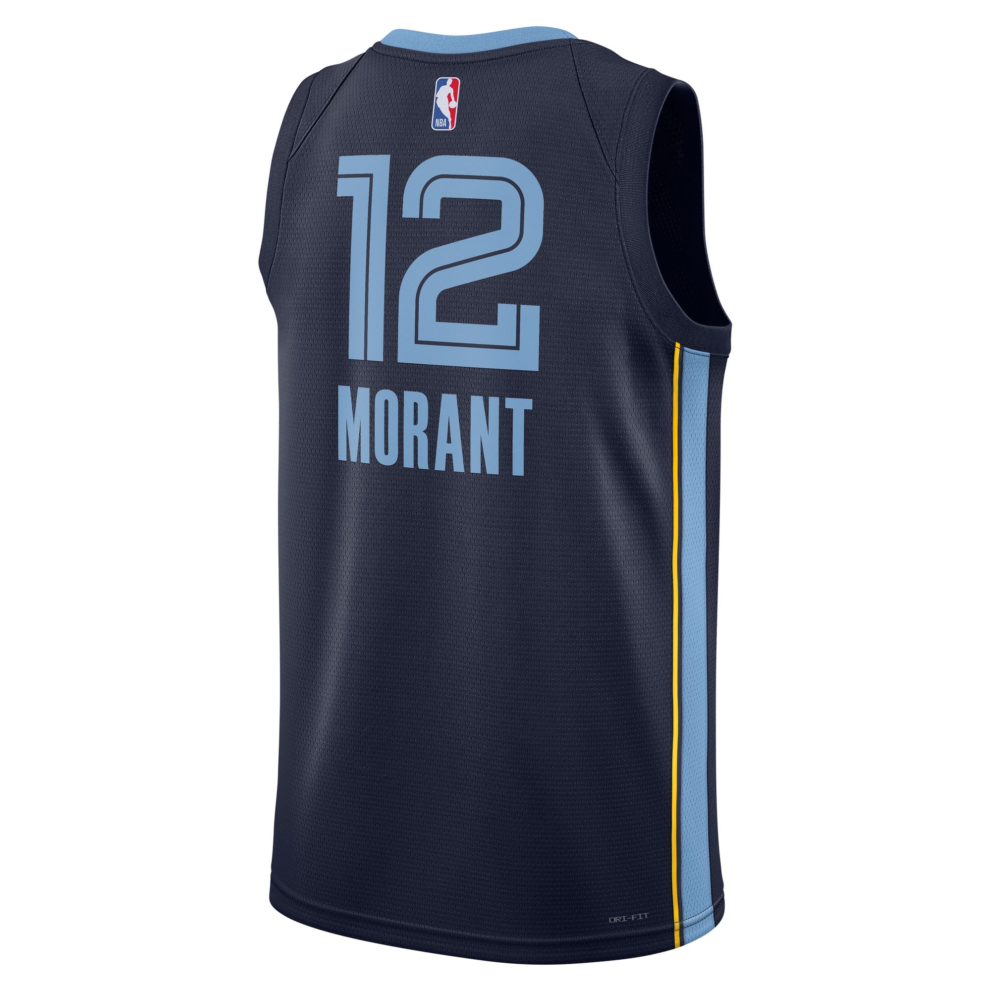 Ja Morant Memphis Grizzlies Nike Unisex Swingman Jersey - Association Edition - Navy - vstockx
