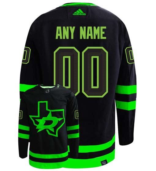 Customizable Dallas Stars Adidas Primegreen Authentic NHL Hockey Jersey - vstockx