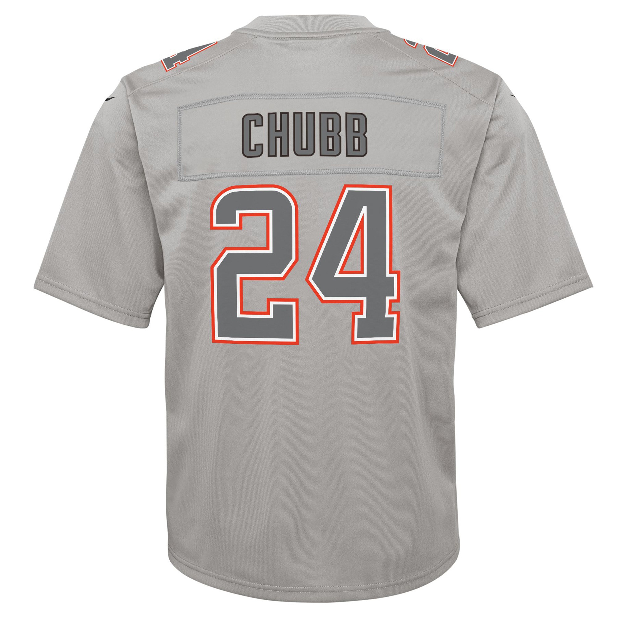 Nick Chubb Cleveland Browns Nike Youth Atmosphere Game Jersey - Gray - vstockx