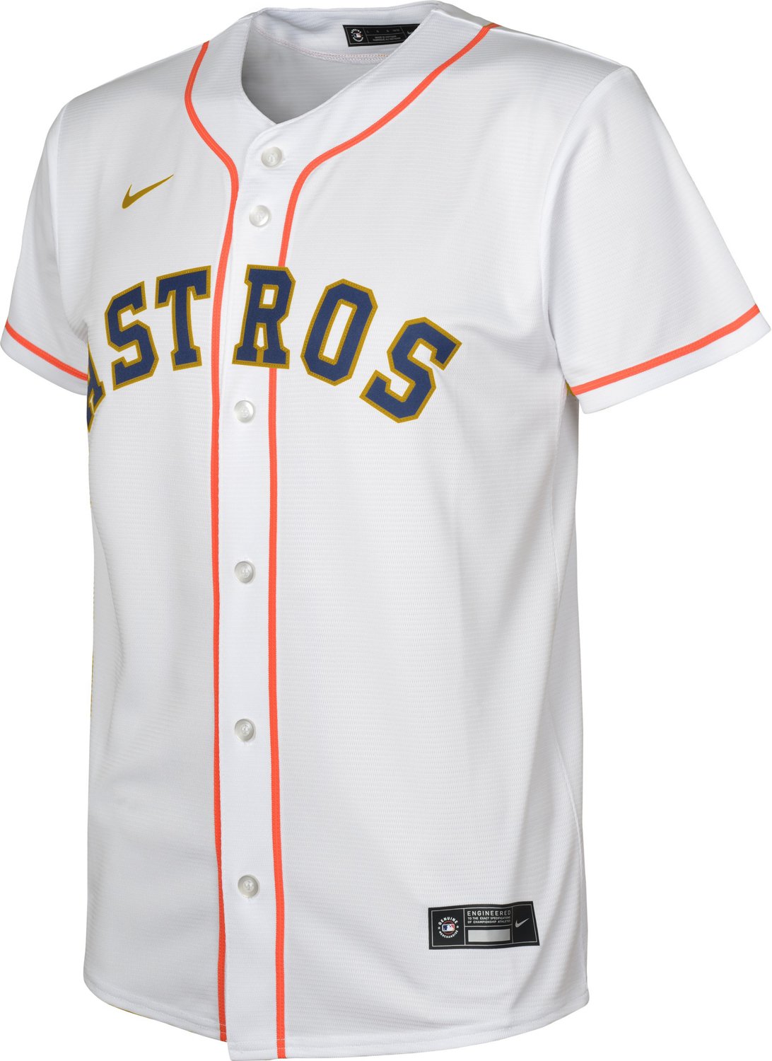 Nike Youth Houston Astros Gold Kyle Tucker Replica Jersey - vstockx