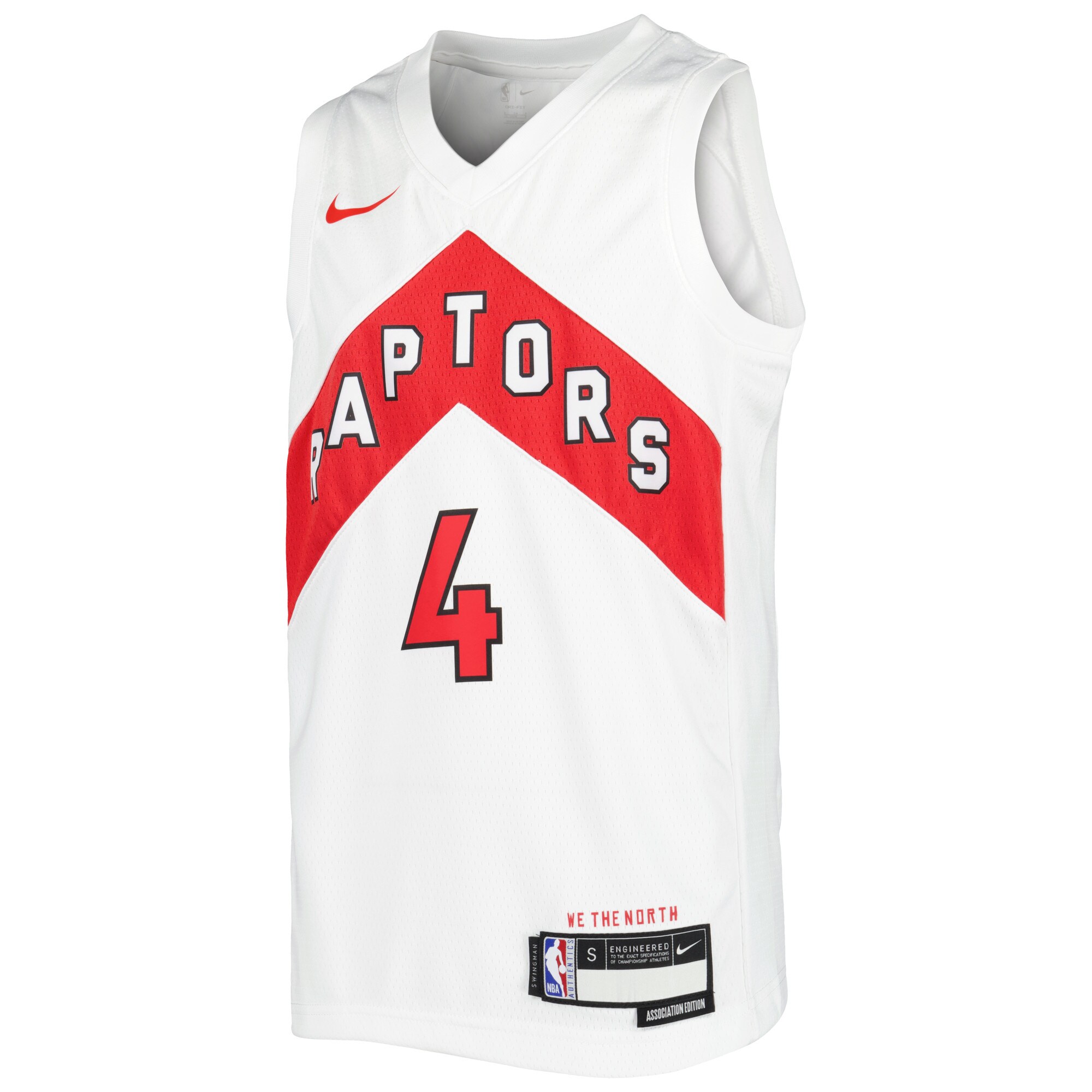 Scottie Barnes Toronto Raptors Nike Youth 2021/22 Swingman Player Jersey White - Association Edition - vstockx