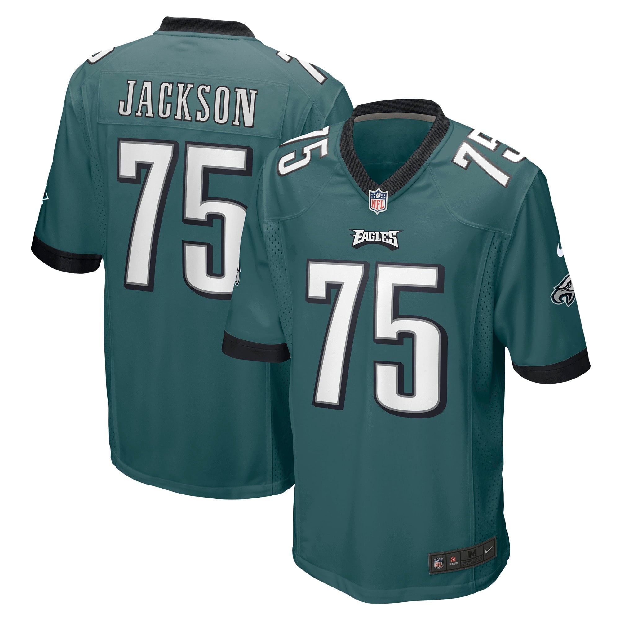 Men's Nike Tarron Jackson Midnight Green Philadelphia Eagles Game Jersey - vstockx