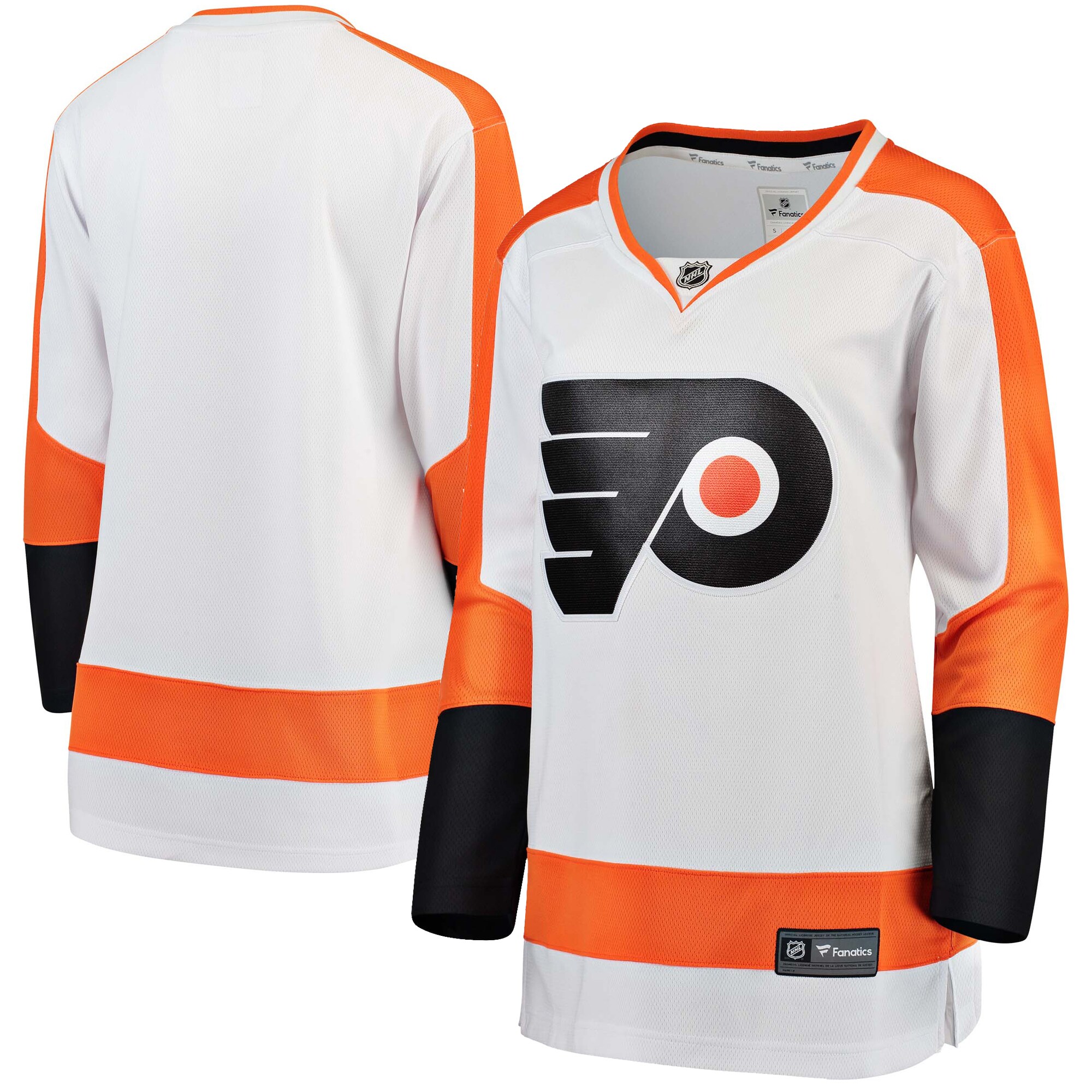 Philadelphia Flyers Fanatics Branded Women's Away Breakaway Jersey - White - vstockx
