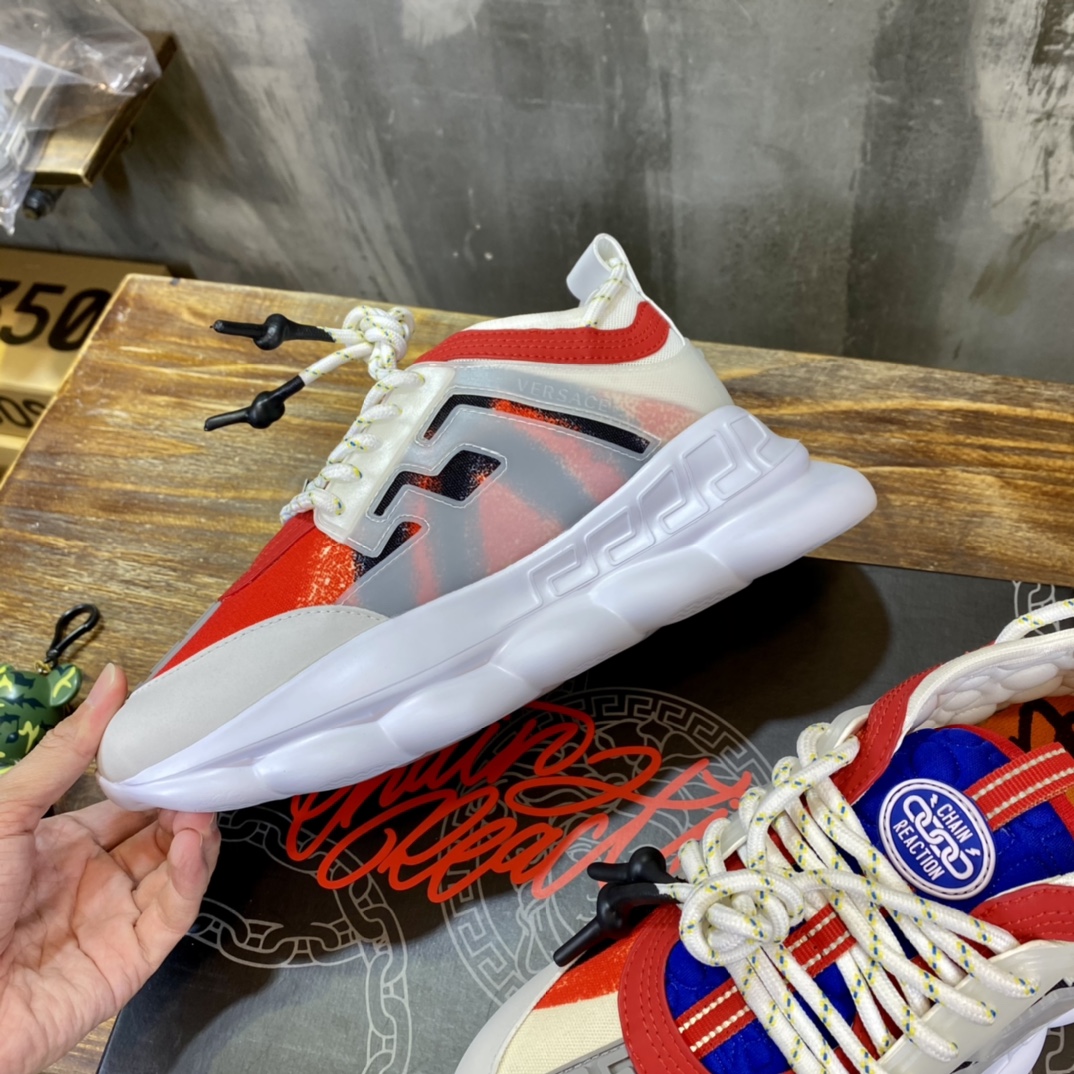 Versace Chain Reaction 2 Chainz White (W) - vstockx