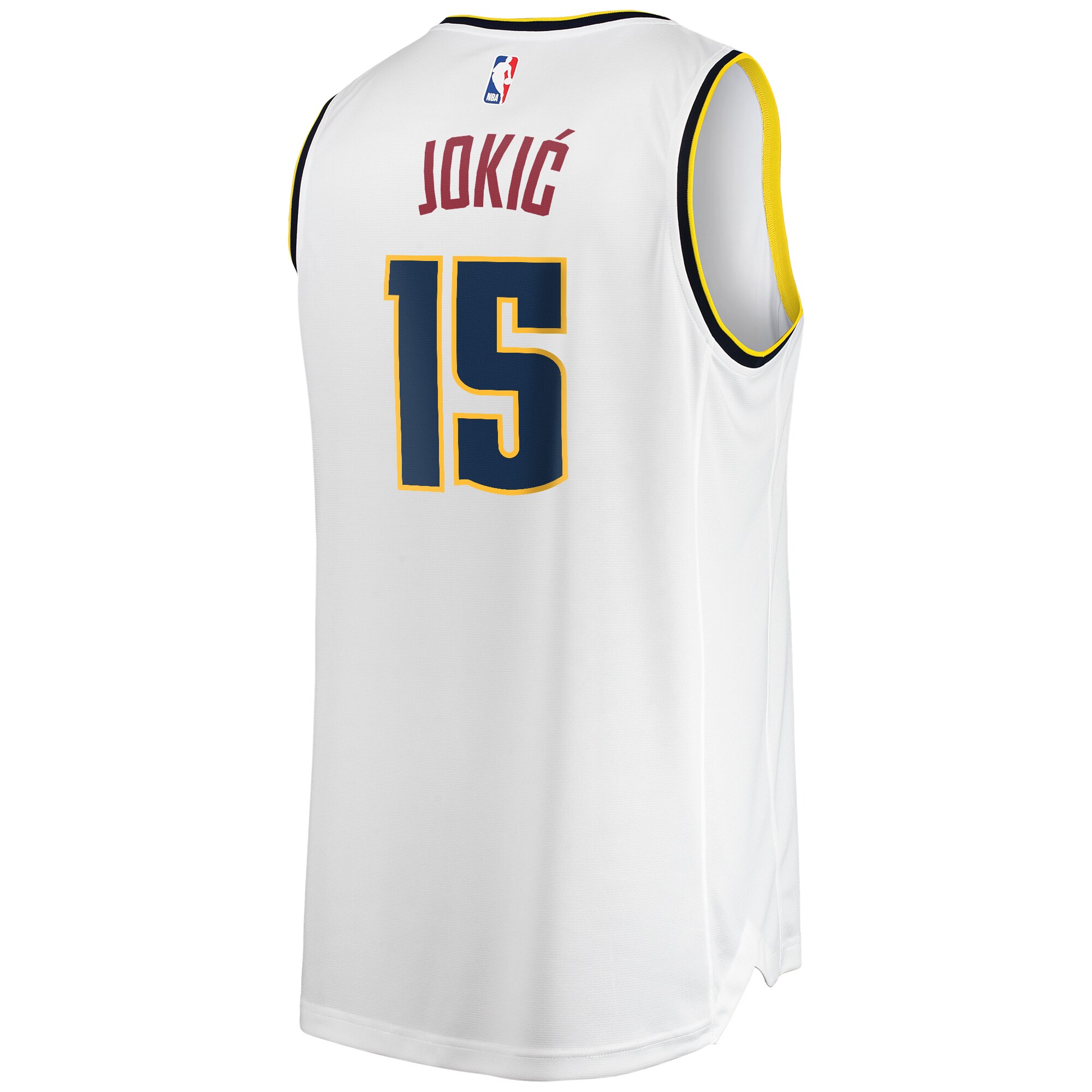 Nikola Jokic Denver Nuggets Fanatics Branded Fast Break Player Jersey - Association Edition - White - vstockx