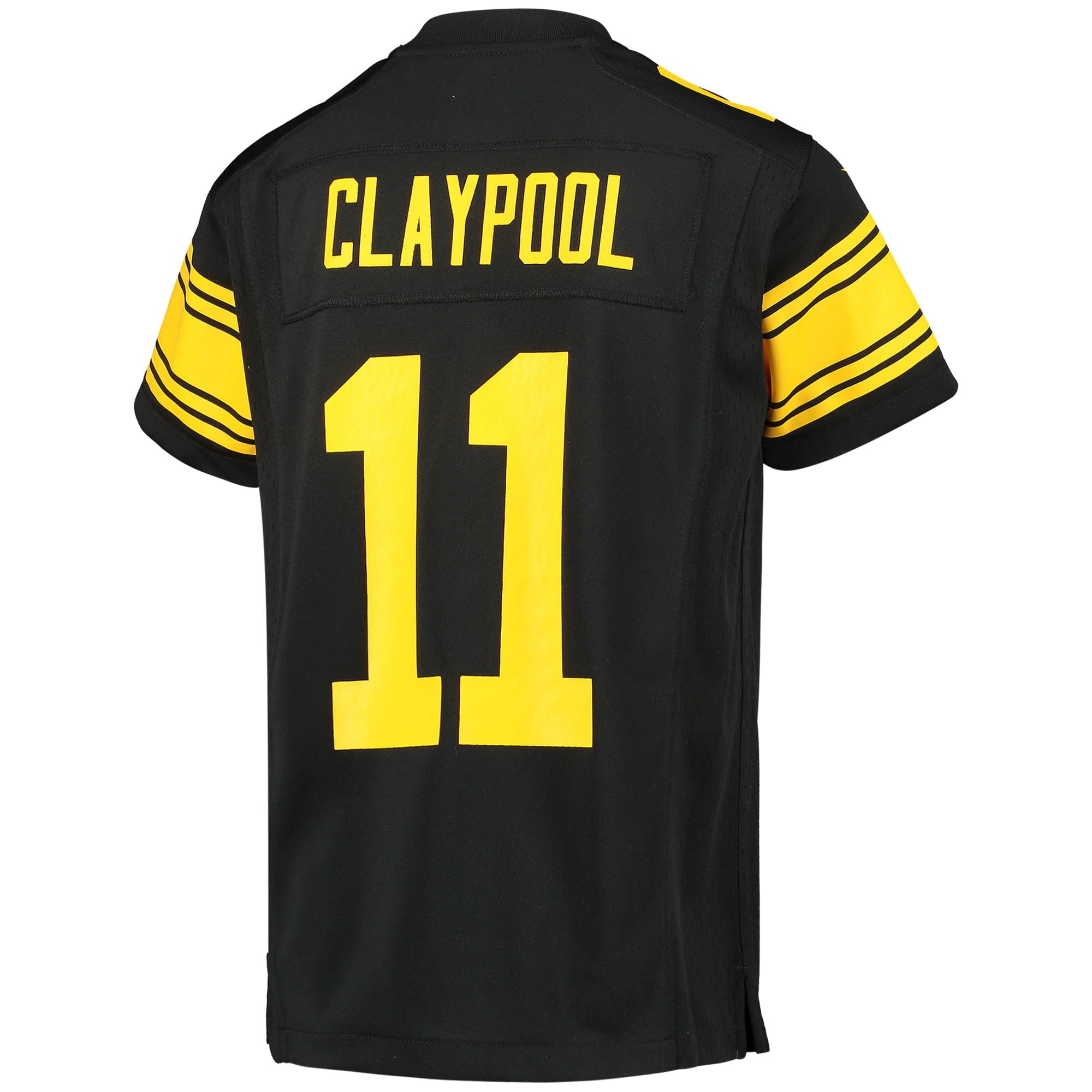 Youth Nike Chase Claypool Black Pittsburgh Steelers Alternate Player Game Jersey - vstockx