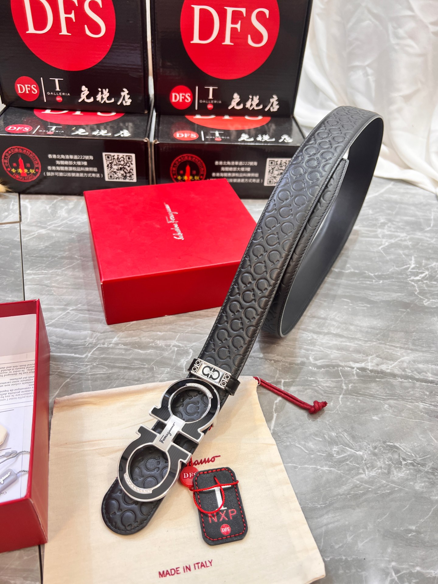 Streetwear Belt Ferragamo 320008 size:3.5cm - vstockx