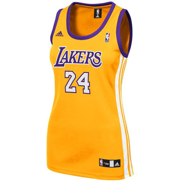 Women's Los Angeles Lakers Kobe Bryant Road Jersey - Gold - vstockx
