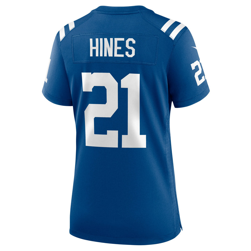 Women's Indianapolis Colts Nyheim Hines Game Jersey Royal Blue - vstockx