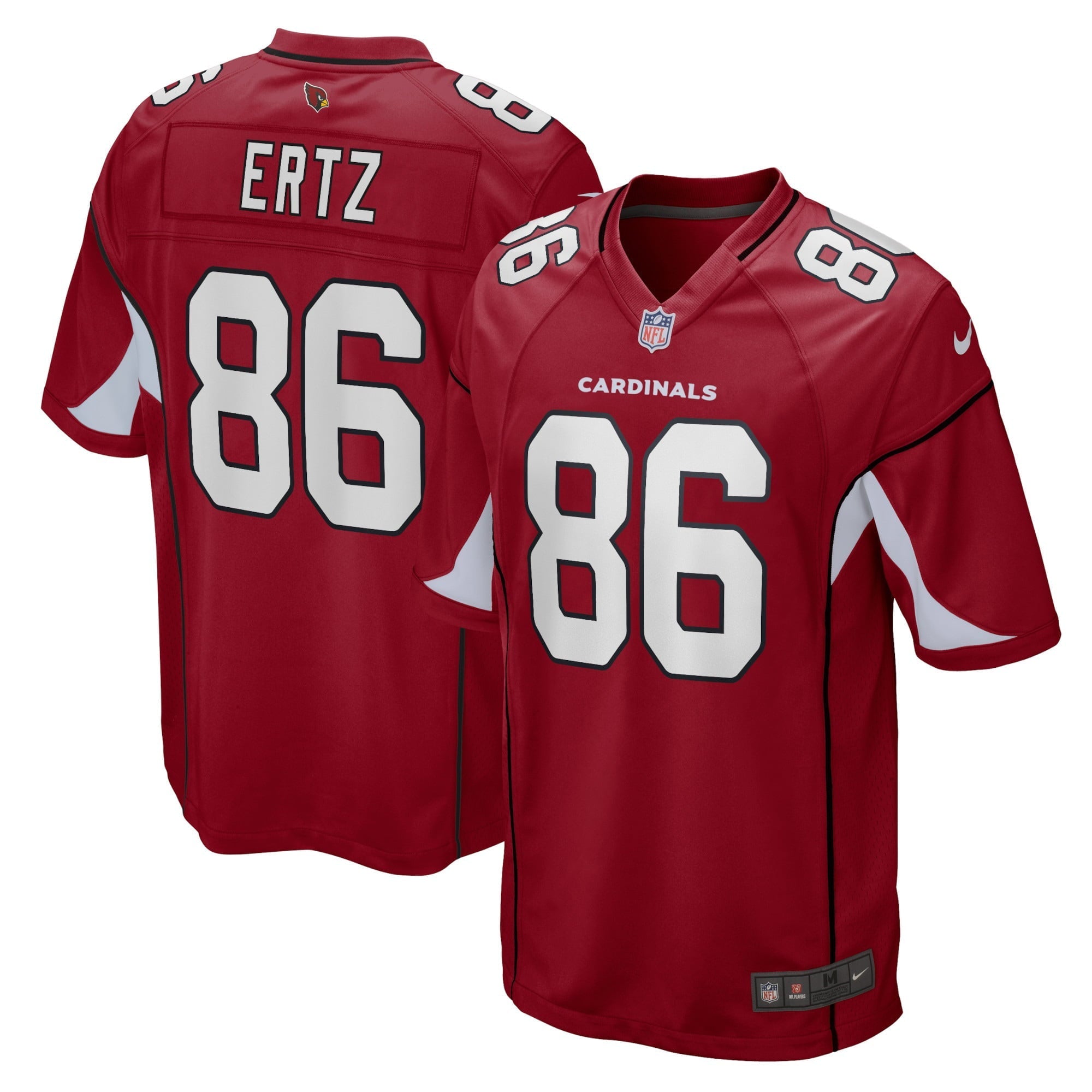 Men's Nike Zach Ertz Cardinal Arizona Cardinals Player Game Jersey - vstockx