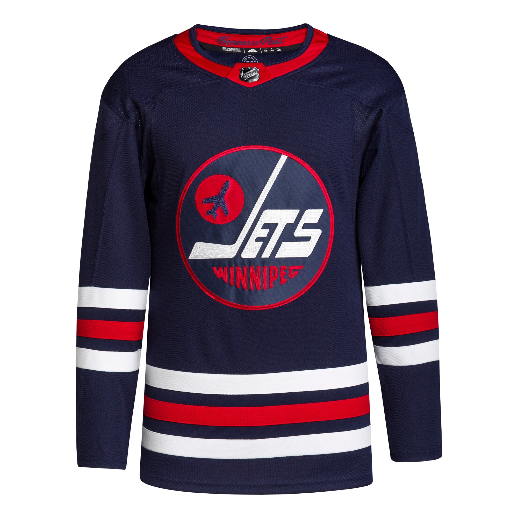 Winnipeg Jets adidas 2021/22 Alternate Primegreen Authentic Pro Jersey - Navy - vstockx