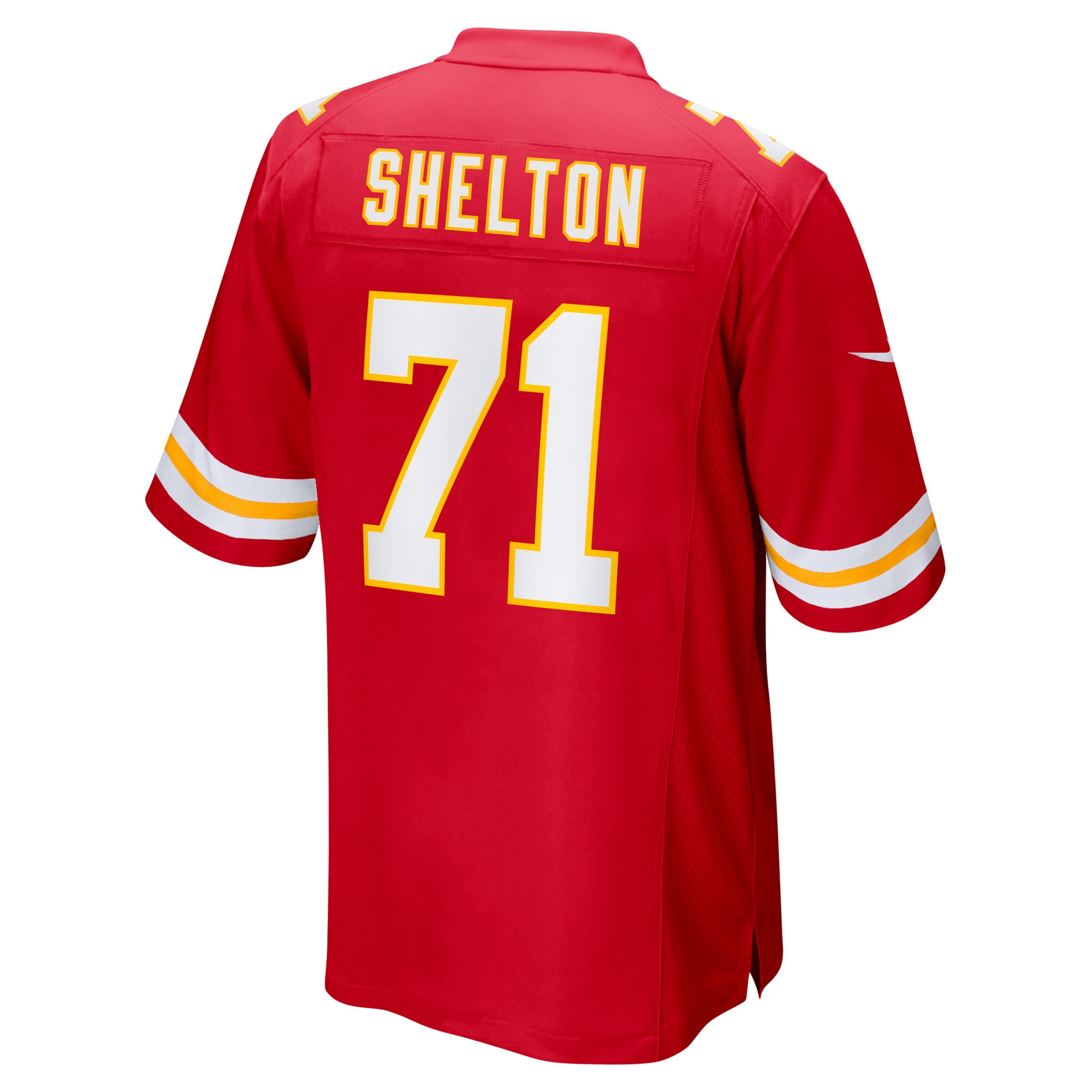 Men's Nike Danny Shelton Red Kansas City Chiefs Game Player Jersey - vstockx