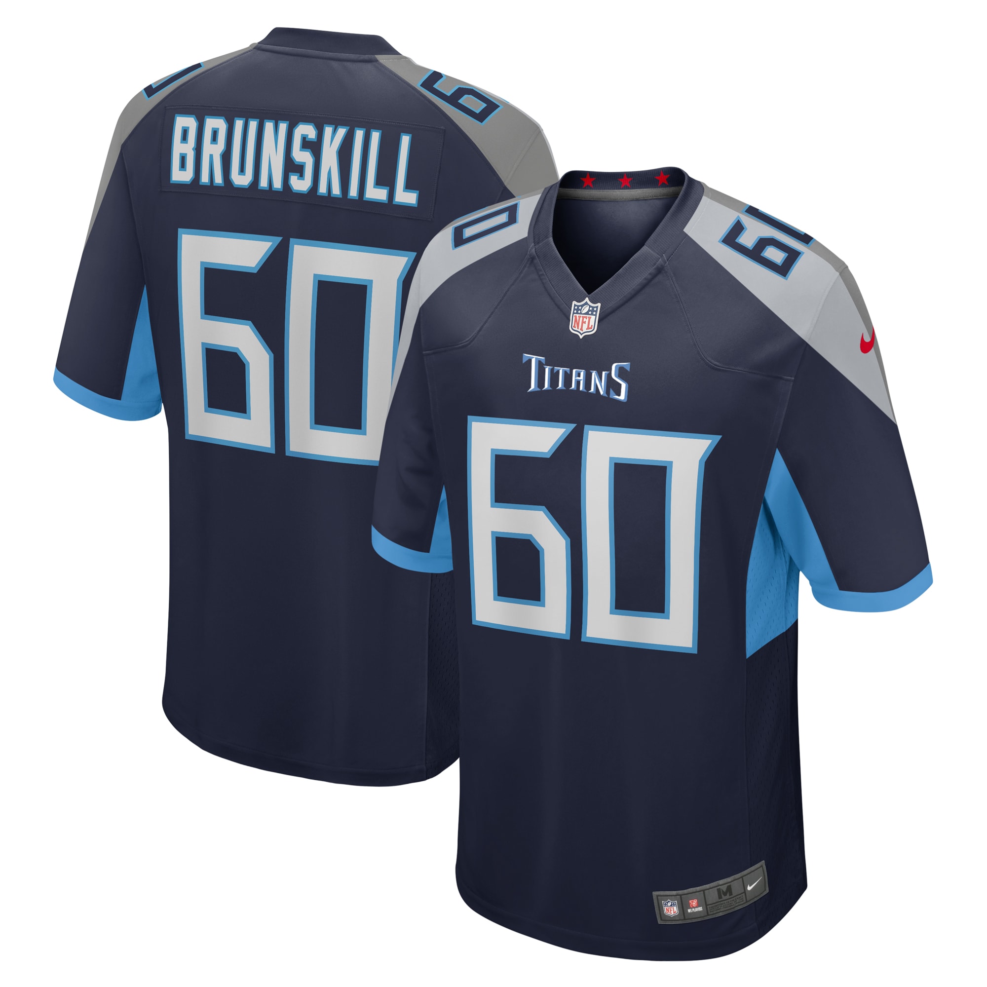 Daniel Brunskill Tennessee Titans Nike Game Player Jersey - Navy - vstockx