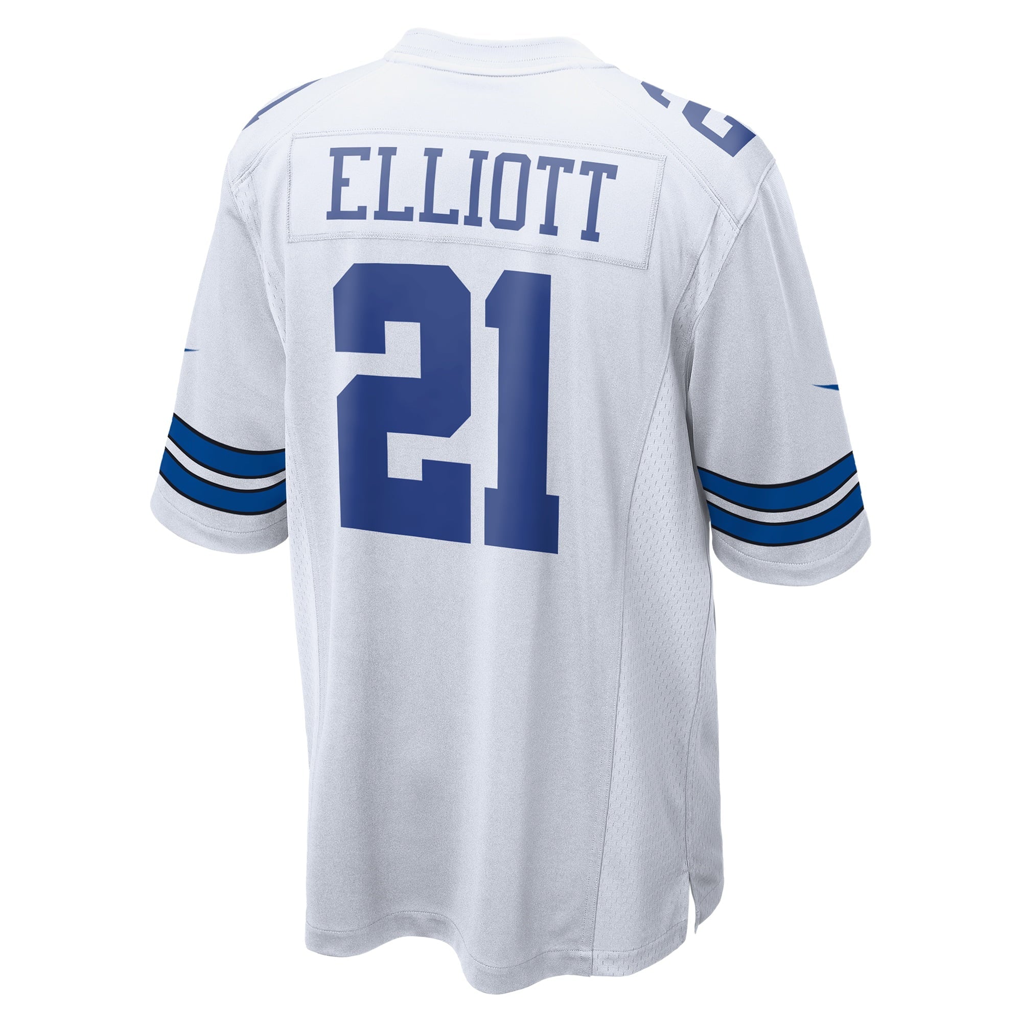Men's Nike Ezekiel Elliott White Dallas Cowboys Team Game Jersey - vstockx