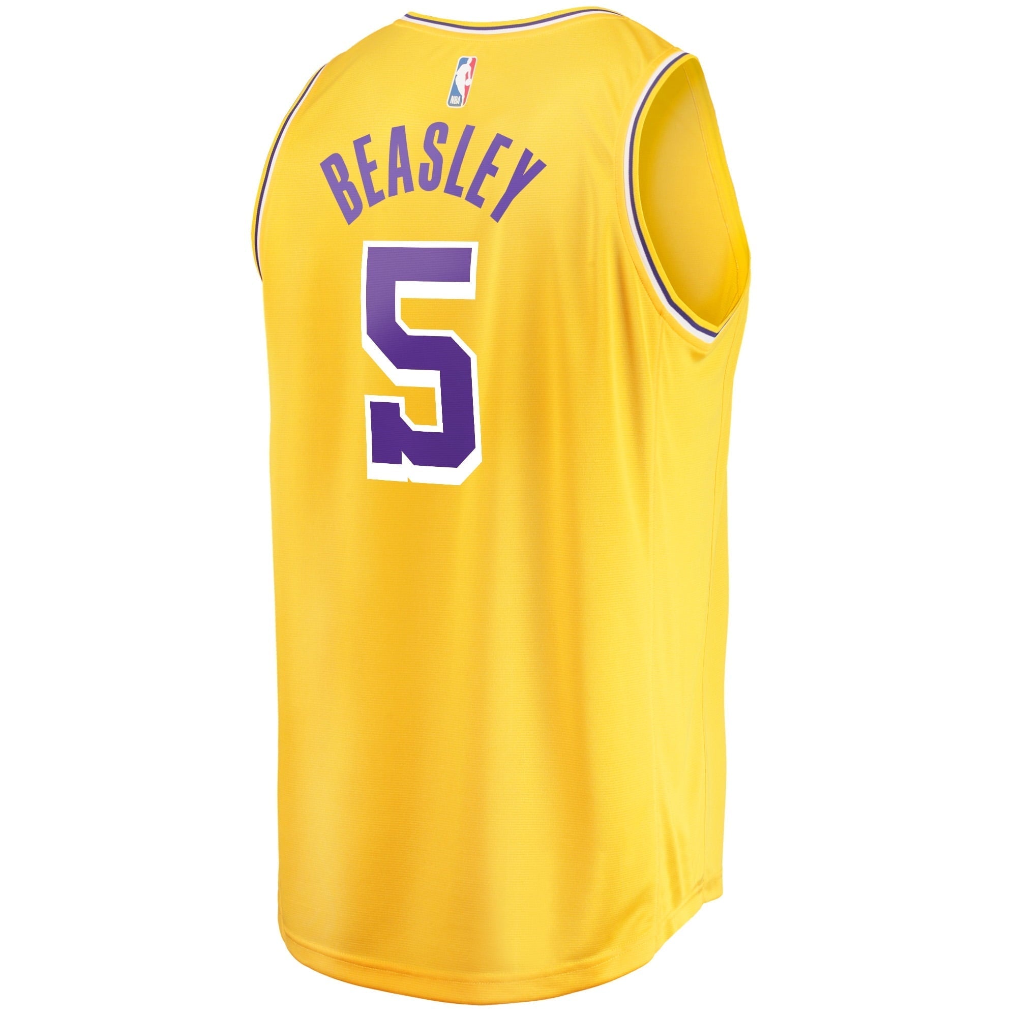 Men's Fanatics Branded Malik Beasley Gold Los Angeles Lakers Fast Break Player Jersey - Icon Edition - vstockx