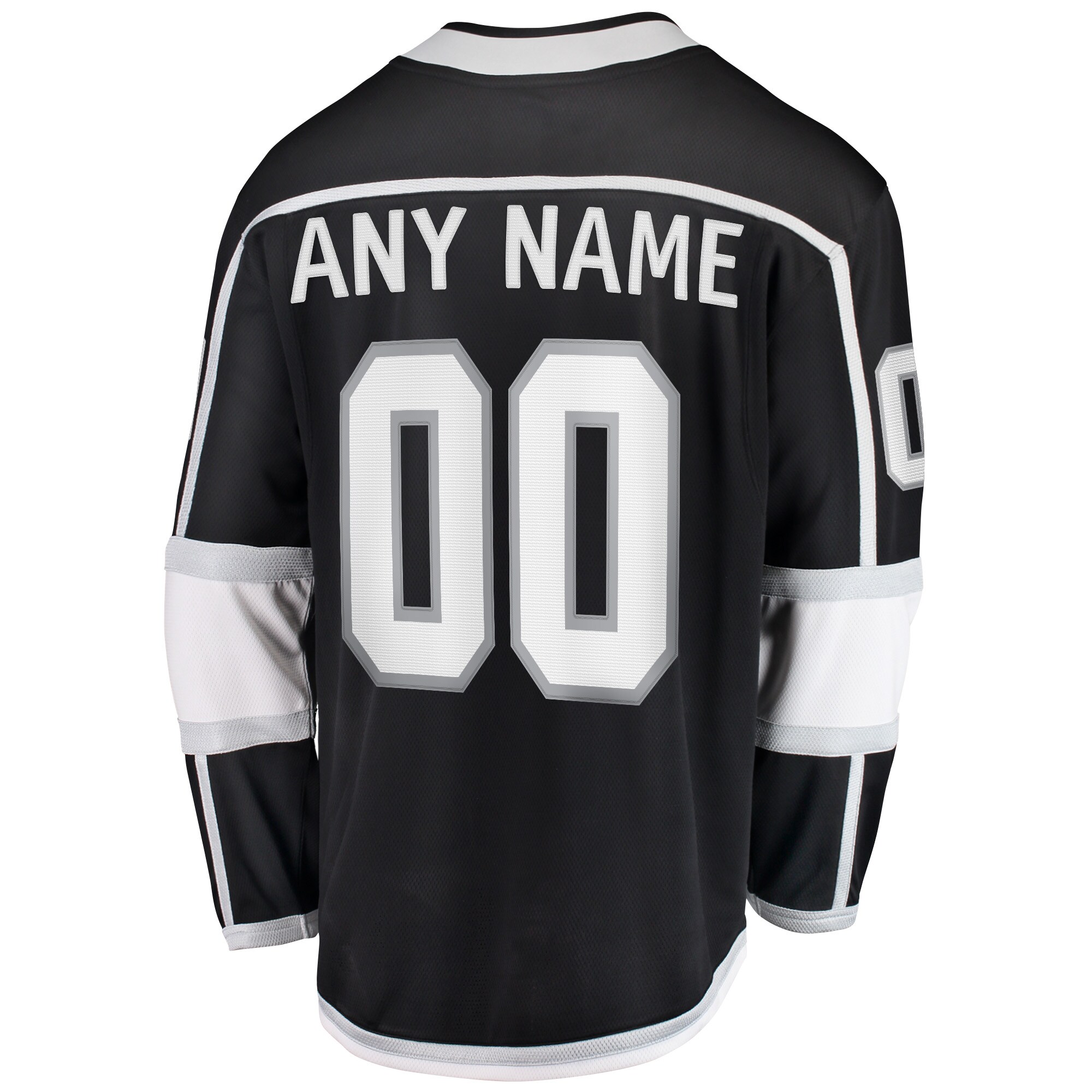Los Angeles Kings Fanatics Branded 2020/21 Home Breakaway Custom Jersey - Black - vstockx