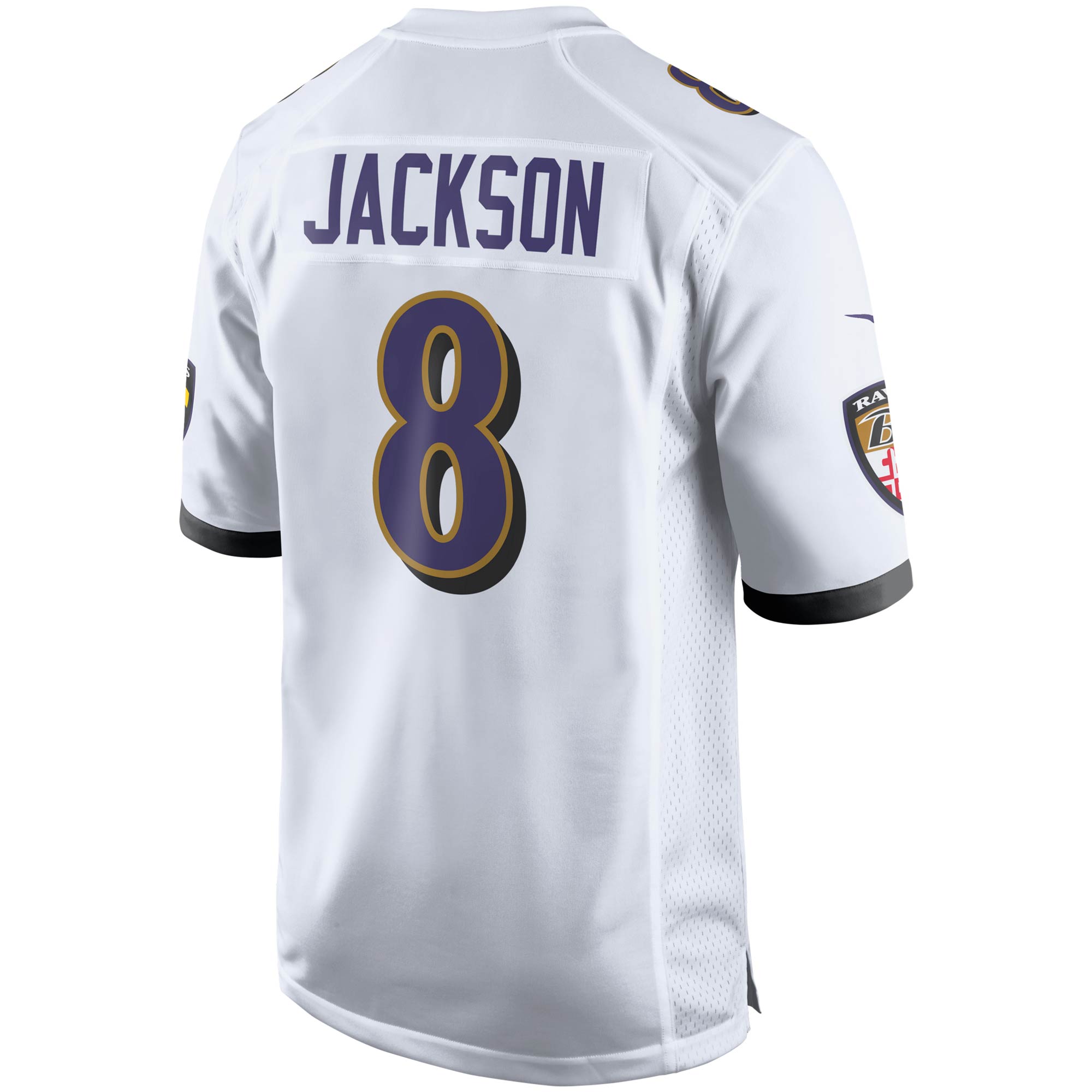 Lamar Jackson Baltimore Ravens Nike Player Game Jersey - White - vstockx