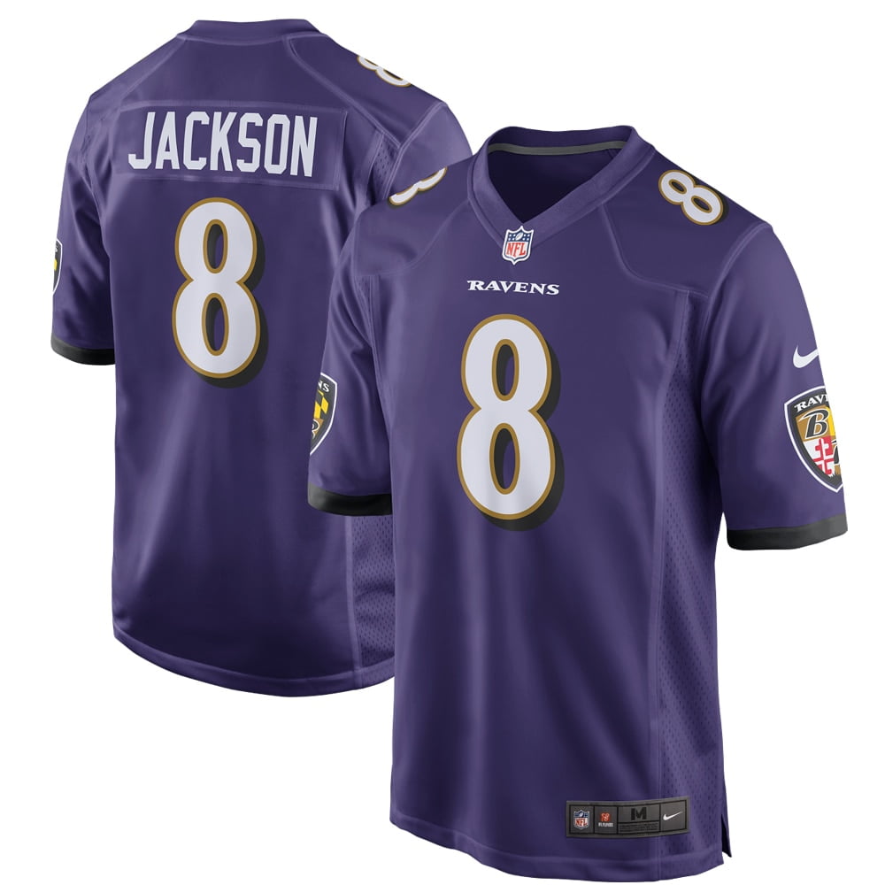 Men's Nike Lamar Jackson Purple Baltimore Ravens Game Player Jersey - vstockx