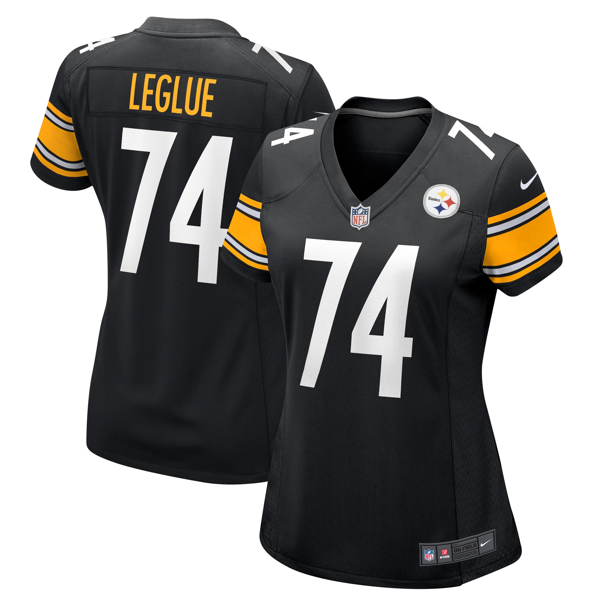 John Leglue Pittsburgh Steelers Nike Women's Game Player Jersey - Black - vstockx
