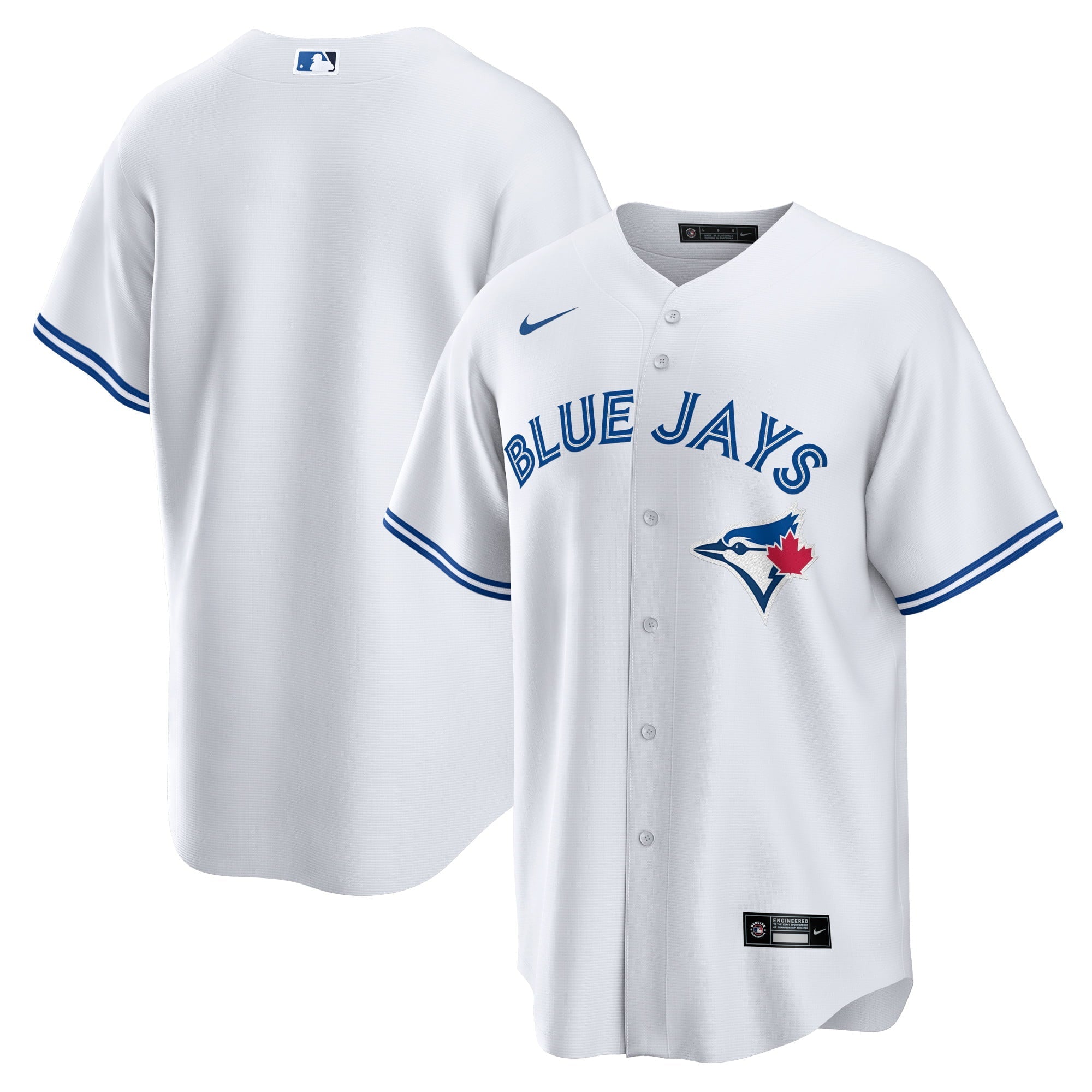 Men's Nike White Toronto Blue Jays Home Blank Replica Jersey - vstockx