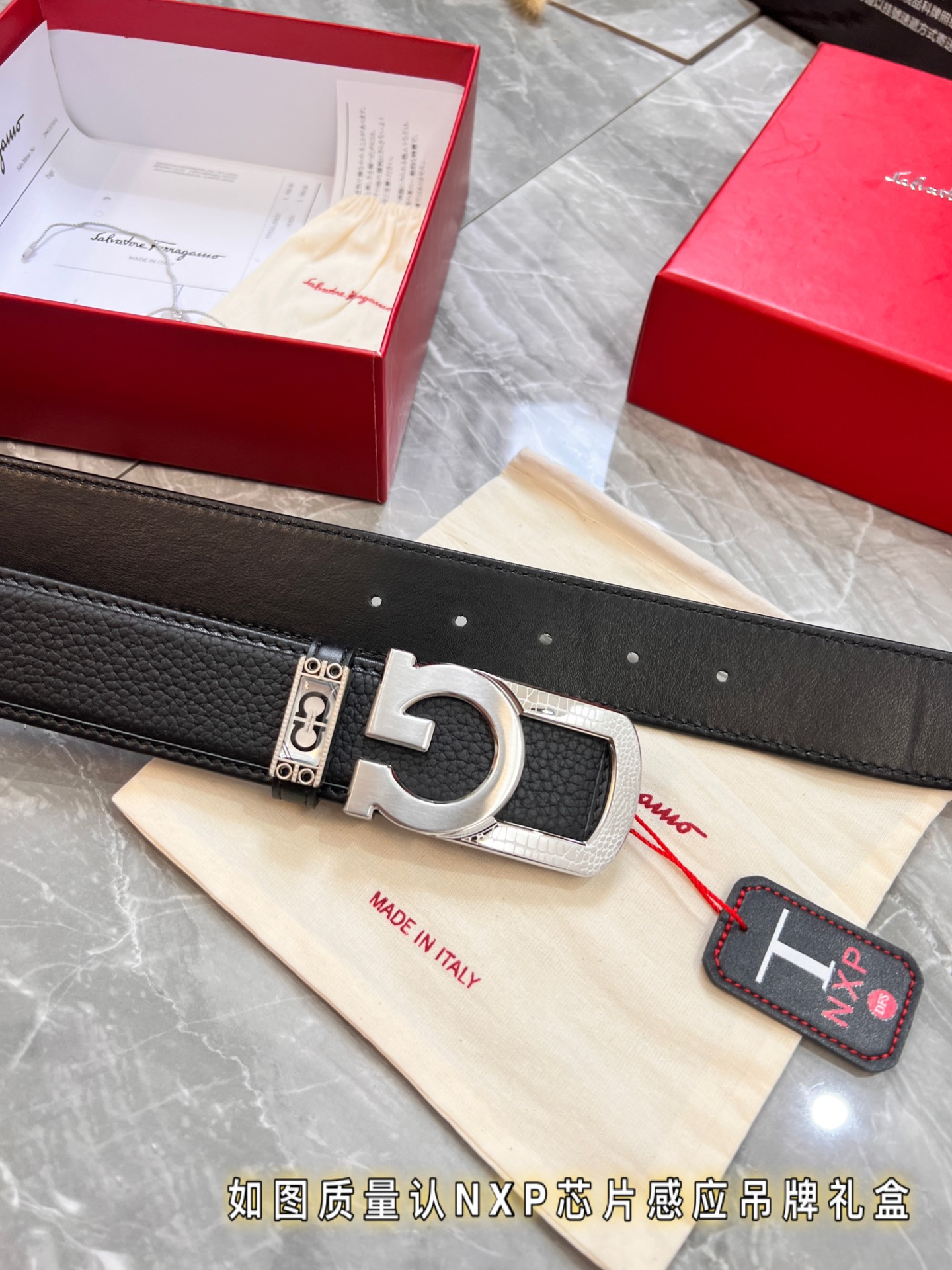 Streetwear Belt Ferragamo 320025 size:3.5cm - vstockx