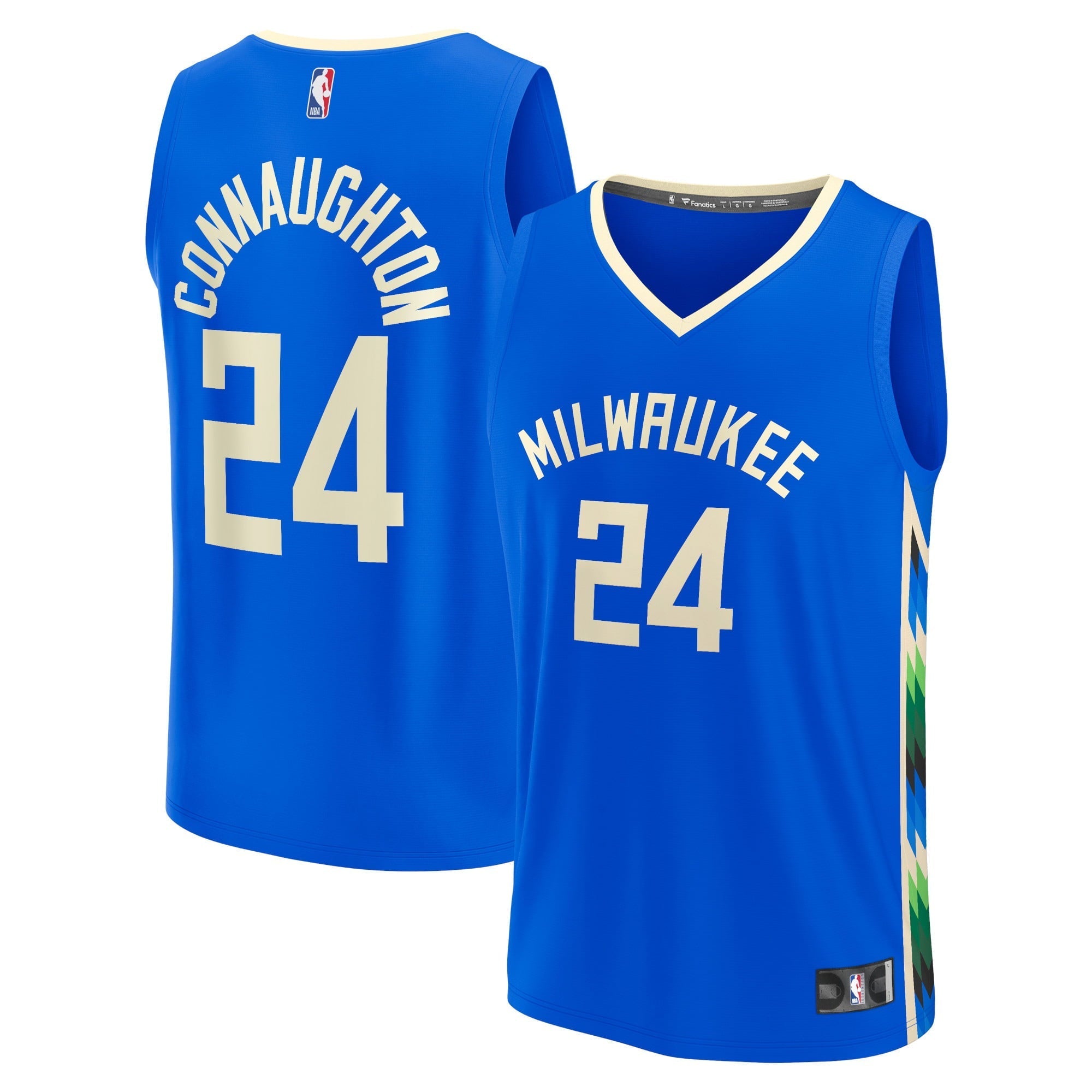 Men's Fanatics Branded Pat Connaughton Royal Milwaukee Bucks 2022/23 Fastbreak Jersey - City Edition - vstockx