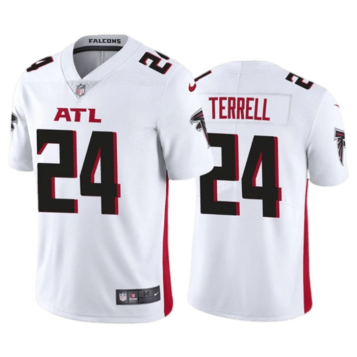 Youth Atlanta Falcons AJ Terrell Vapor Jersey - White - vstockx