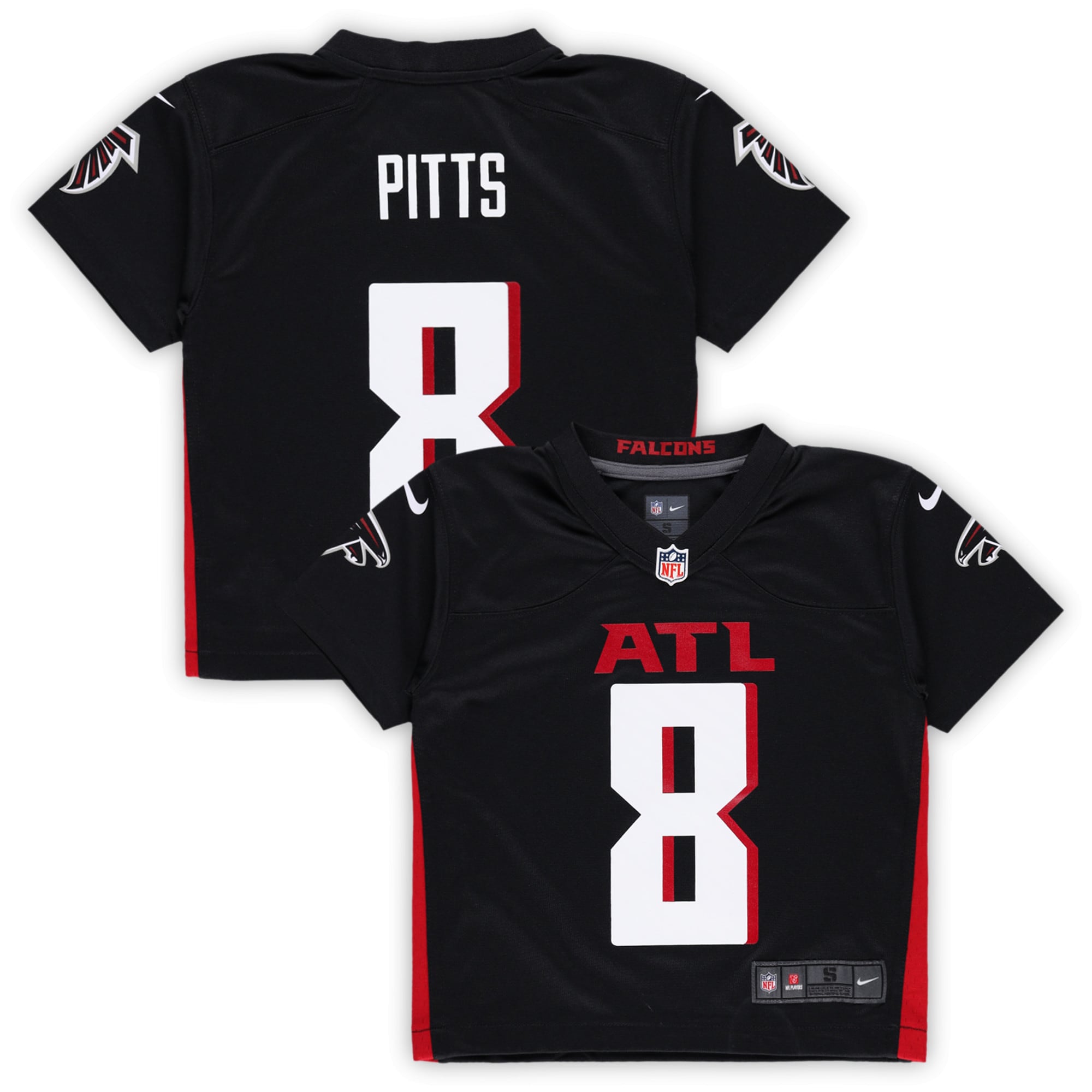 Kyle Pitts Atlanta Falcons Nike Preschool Game Jersey - Black - vstockx