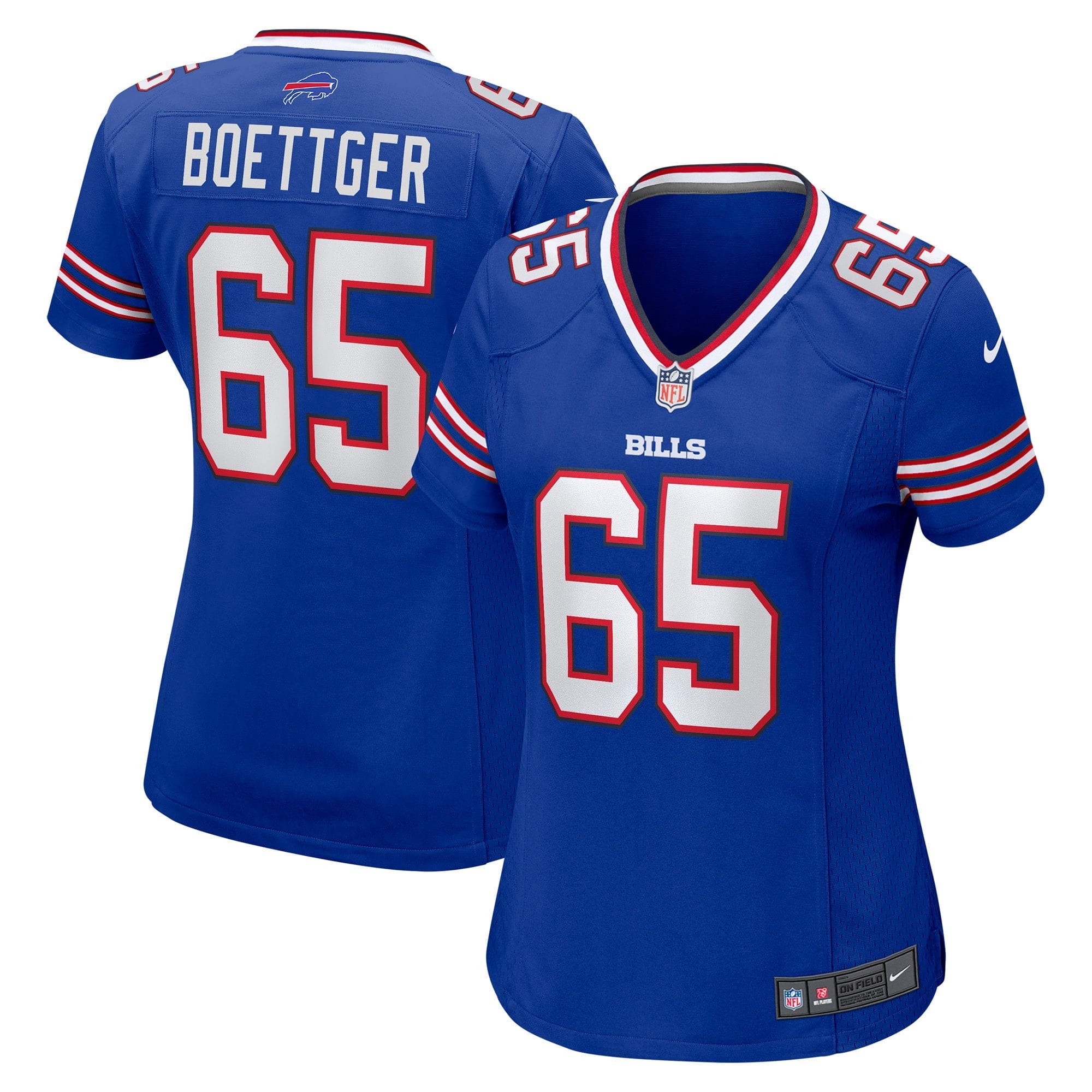 Women's Nike Ike Boettger Royal Buffalo Bills Game Jersey - vstockx