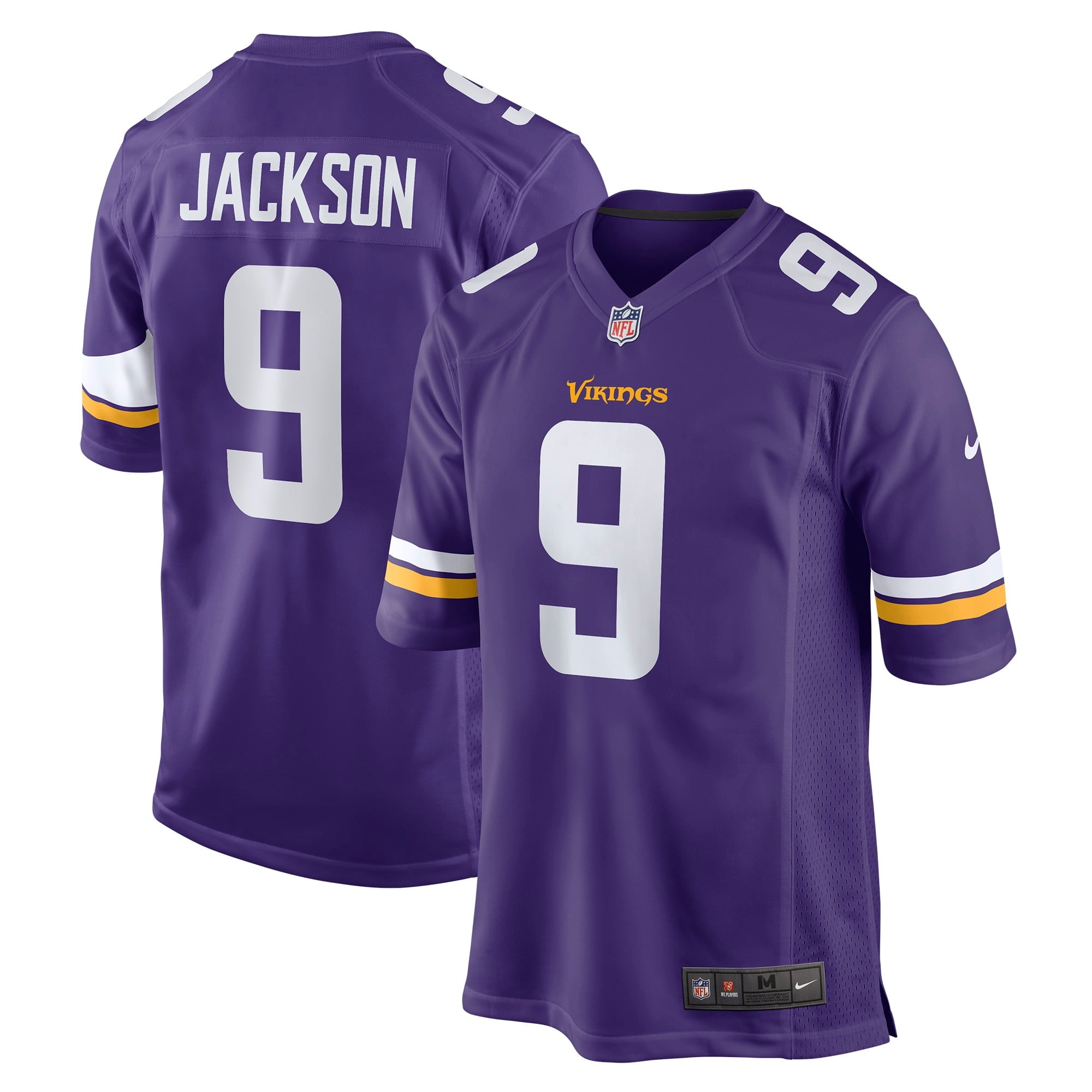 Men's Nike Trishton Jackson Purple Minnesota Vikings Game Jersey - vstockx