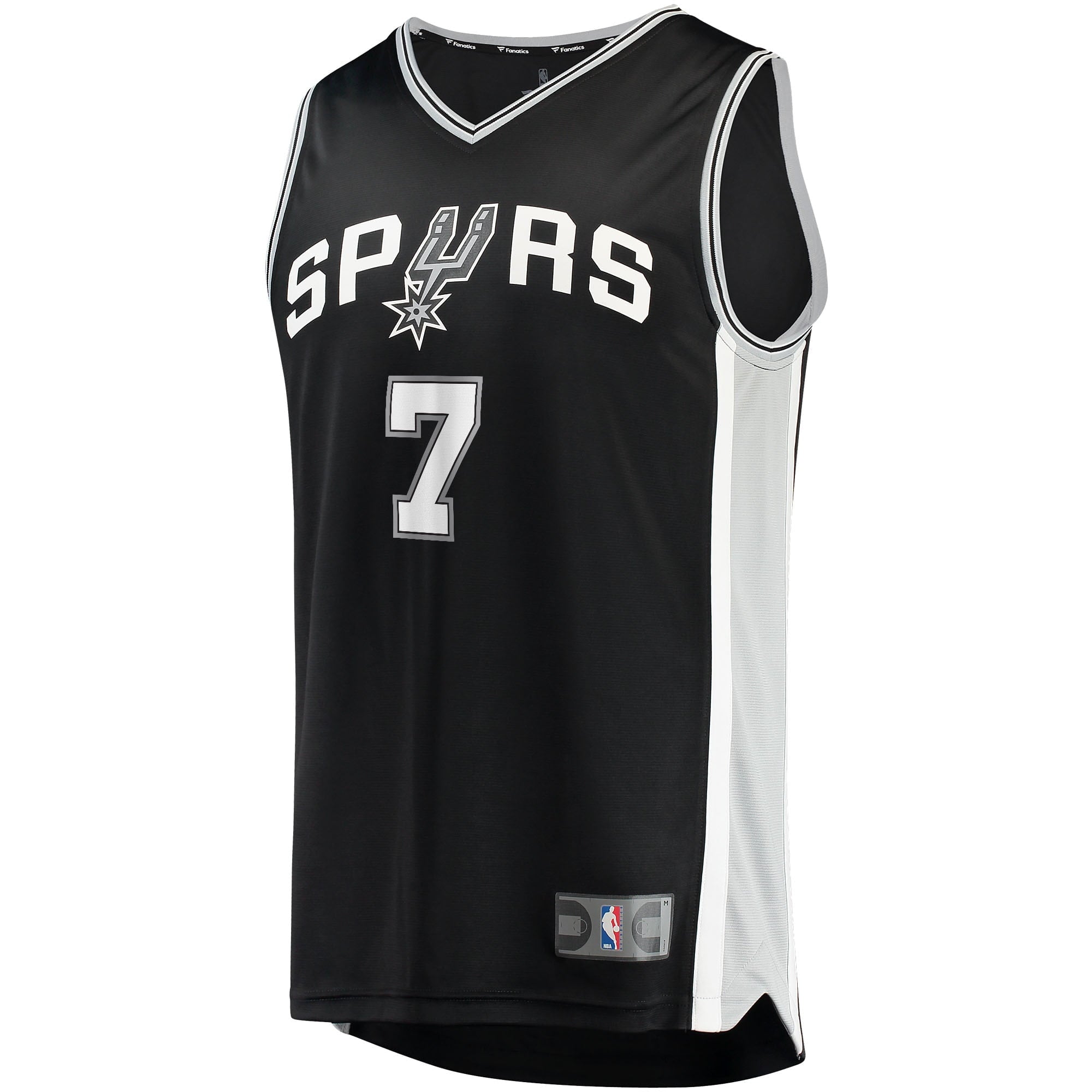 Men's Fanatics Branded Josh Richardson Black San Antonio Spurs 2021/22 Fast Break Replica Jersey - Icon Edition - vstockx