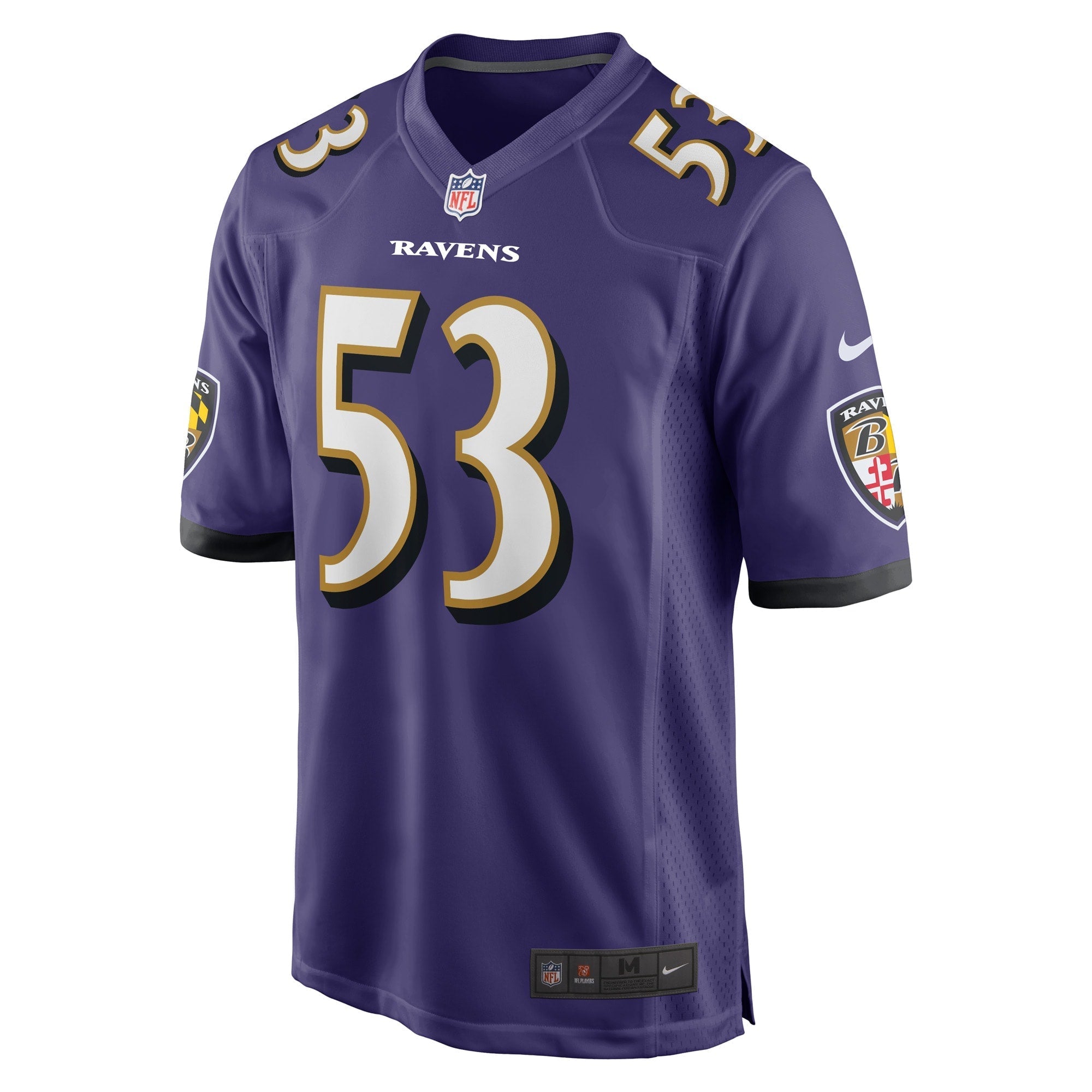 Men's Nike Del'Shawn Phillips Purple Baltimore Ravens Game Player Jersey - vstockx