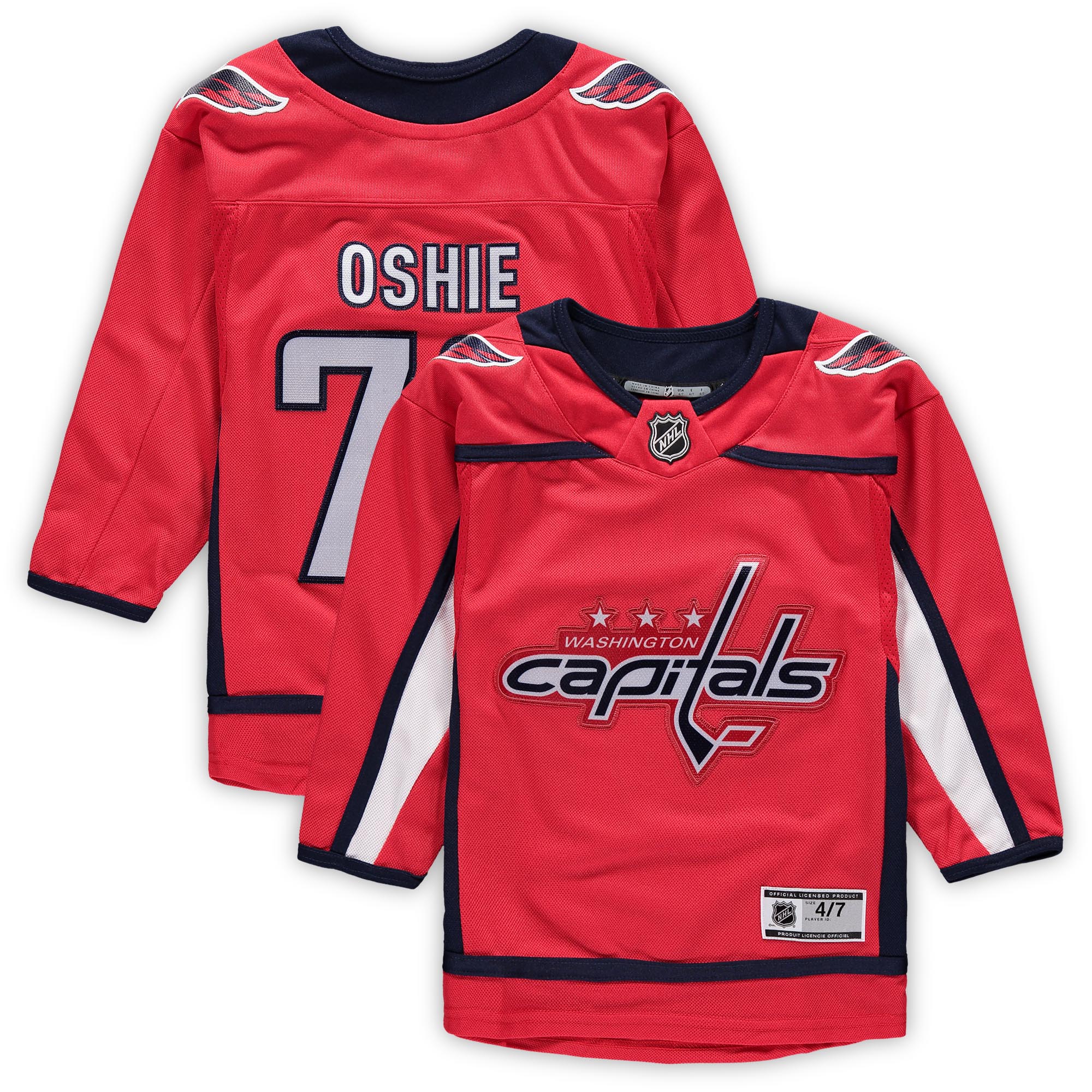 TJ Oshie Washington Capitals Preschool Home Premier Player Jersey - Red - vstockx